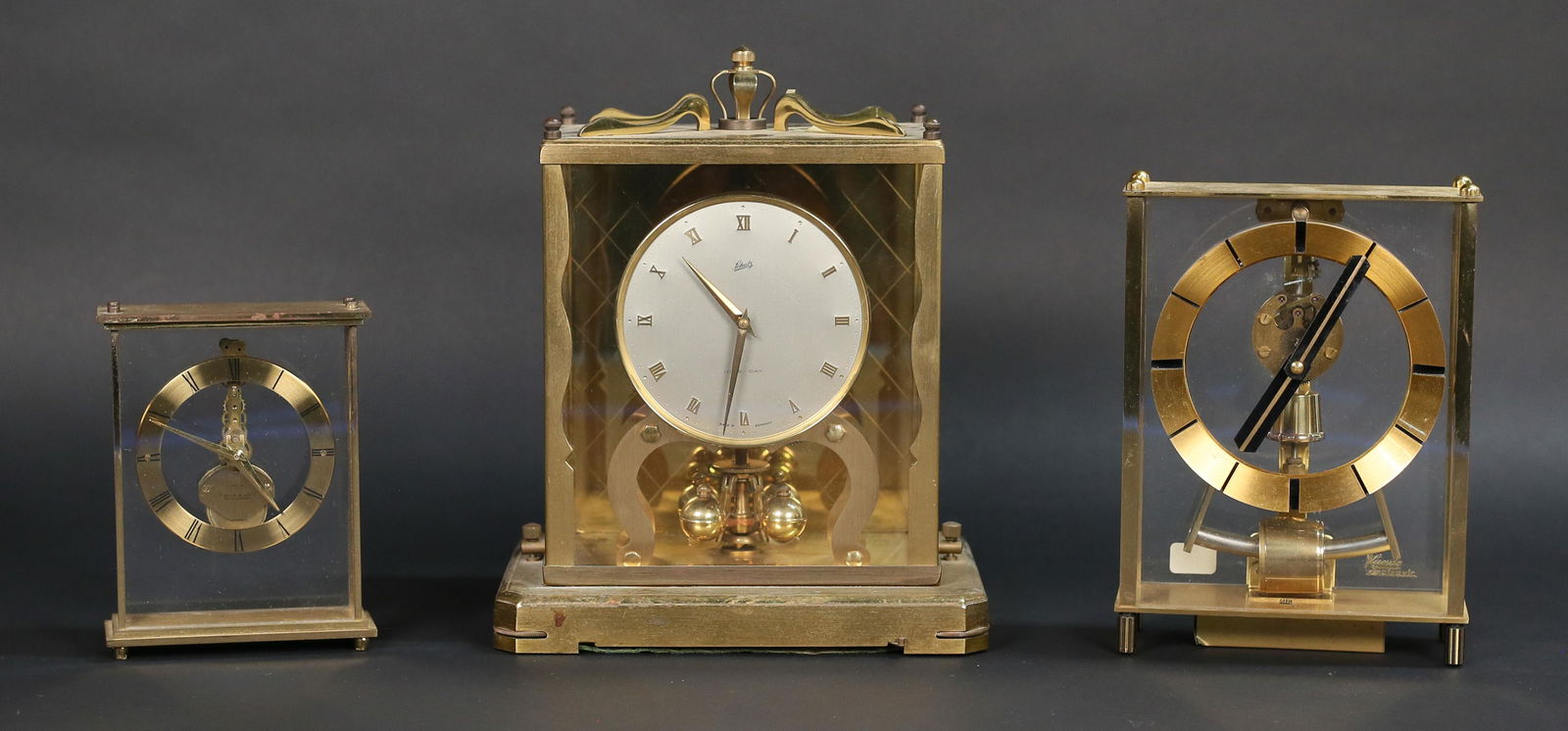 Lot of Three German Brass Clocks (1 of 19)