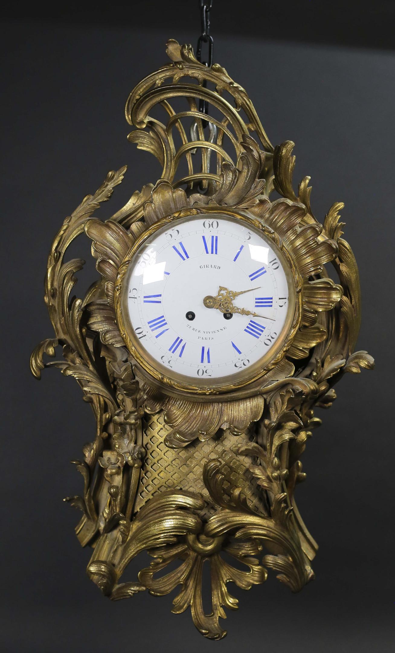 Japy Freres Gilt Bronze Wall Clock (1 of 16)