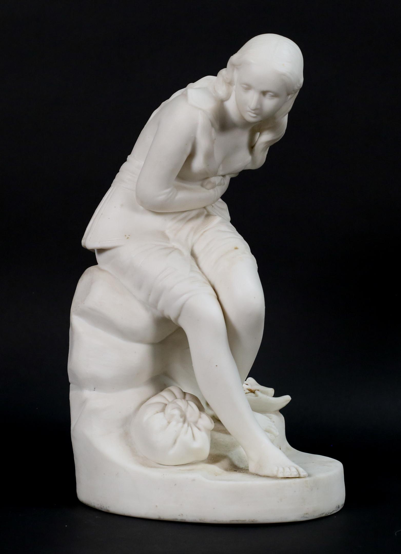 Parian Porcelain Figure Dorothea (1 of 8)