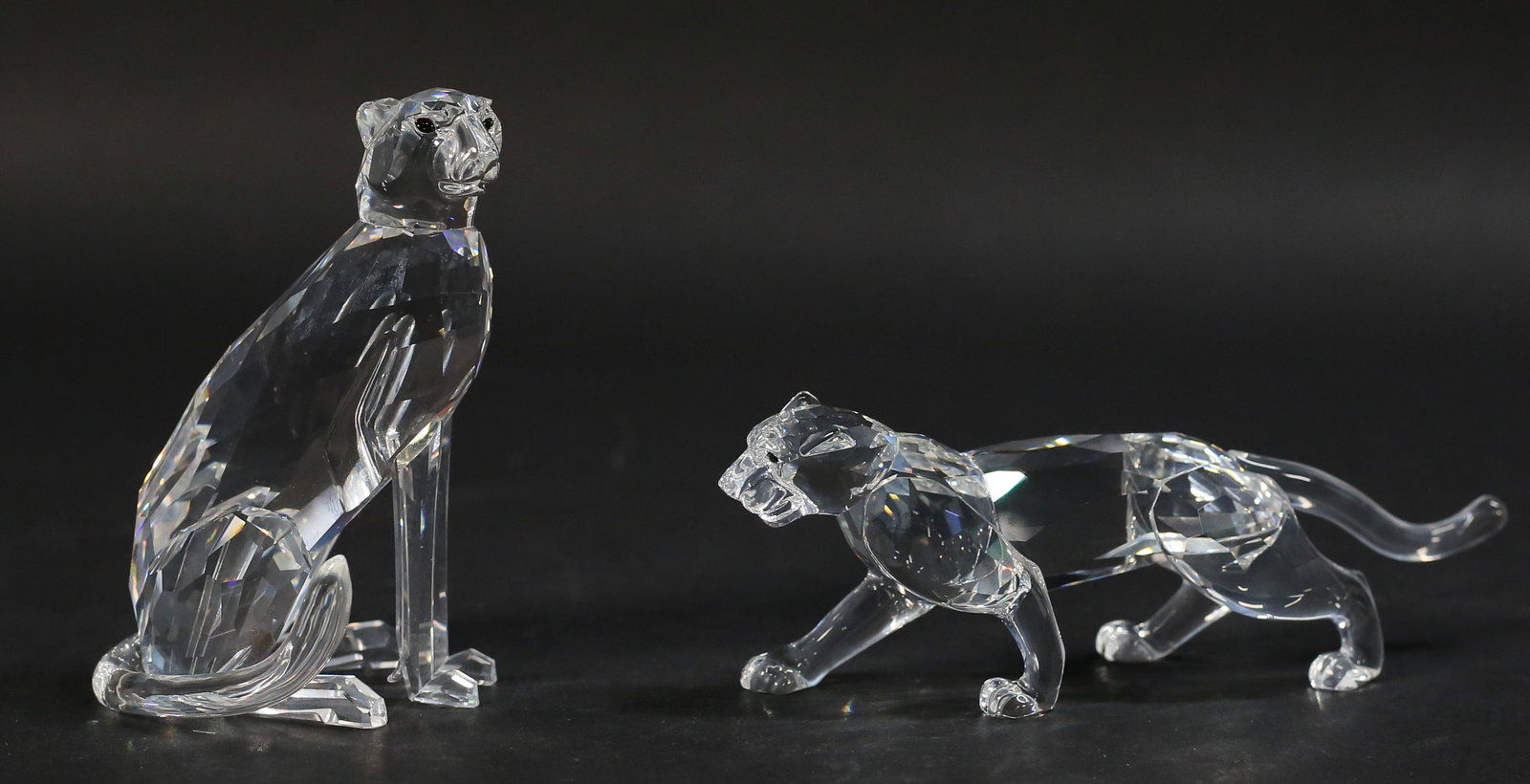 Swarovski Crystal Figurines Cheetah & Leopard (1 of 18)
