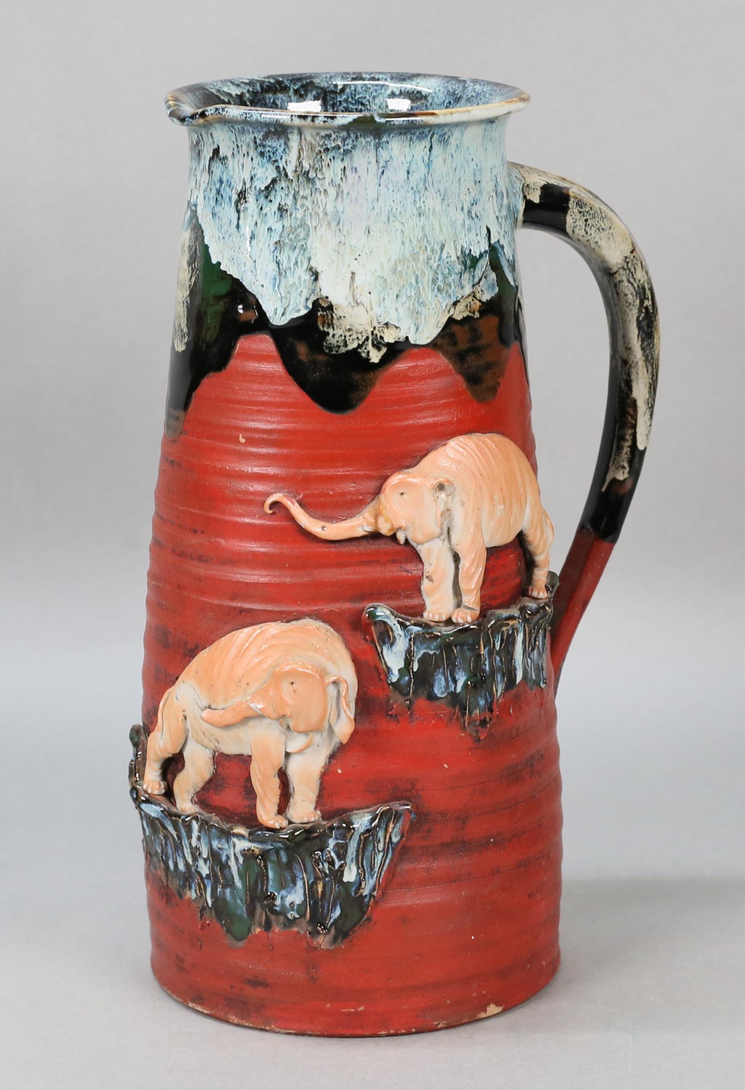 Koko Sumida Pottery Pitcher Elephants (1 of 12)