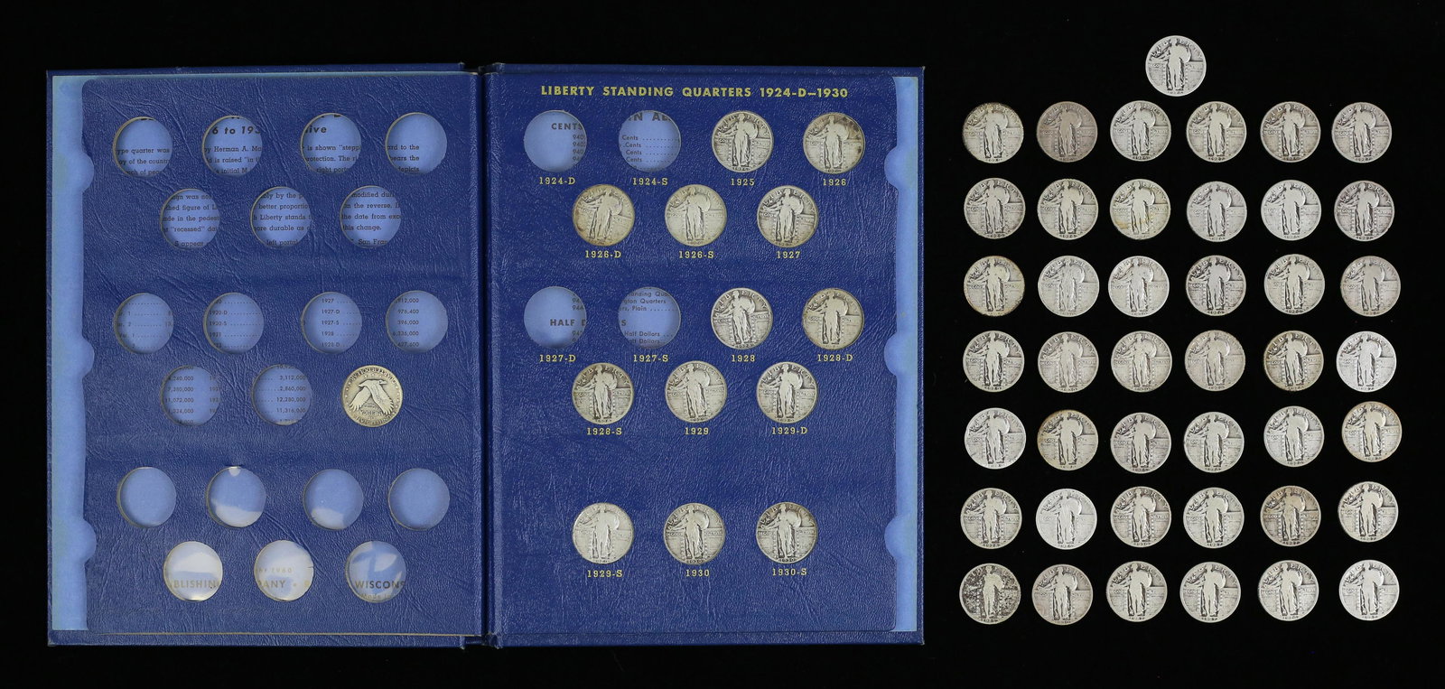 57 Standing Liberty Quarters 1919-1930 (1 of 19)