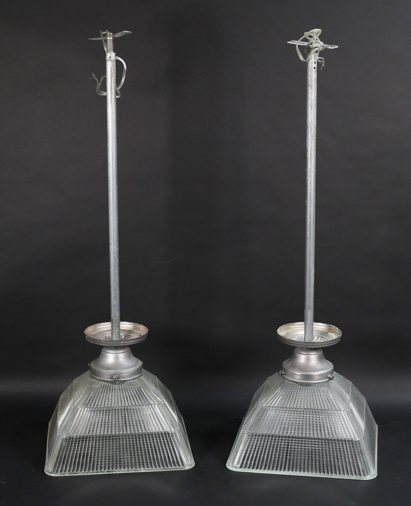 Pair of Holophane Hanging Fixtures (1 of 18)