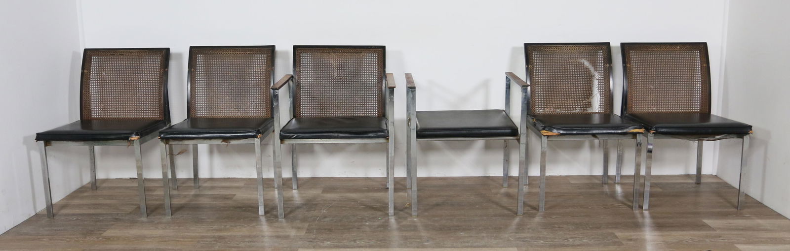 Six Lane Mid Century Modern Dining Chairs (1 of 20)