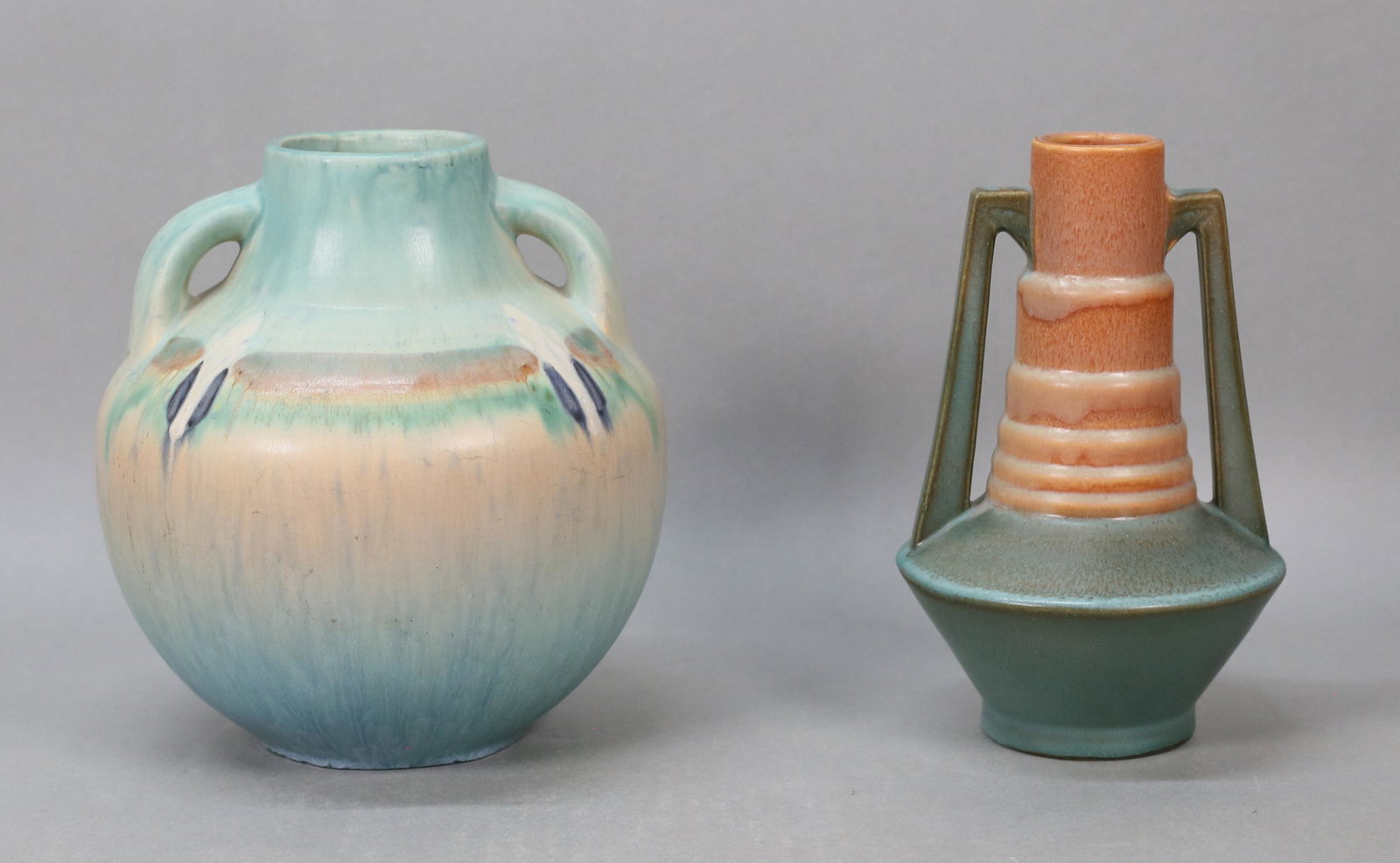 Roseville Futura Telescopic Vase & Montacello Vase (1 of 15)