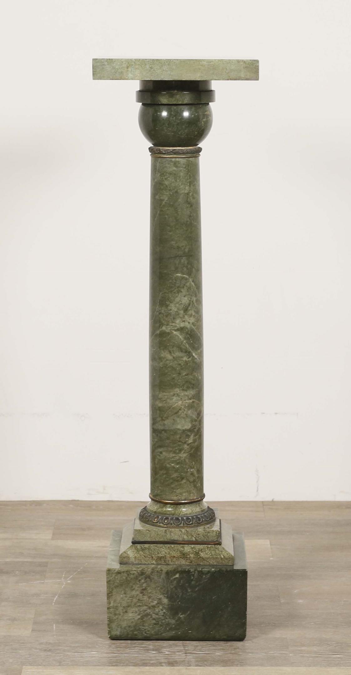 French Belle Epoque Marble Pedestal (1 of 11)