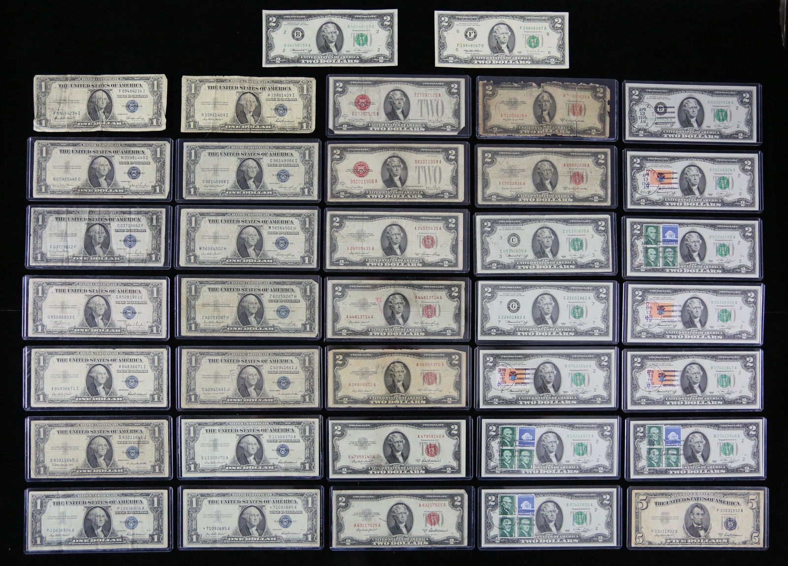 Silver Certificates Two Dollar Bills (1 of 14)