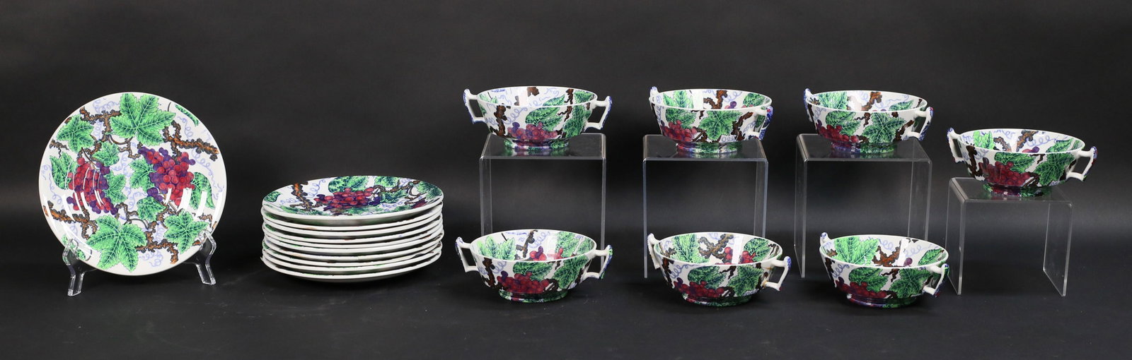 18 Pieces Copeland Spode Grape Dinnerware (1 of 14)