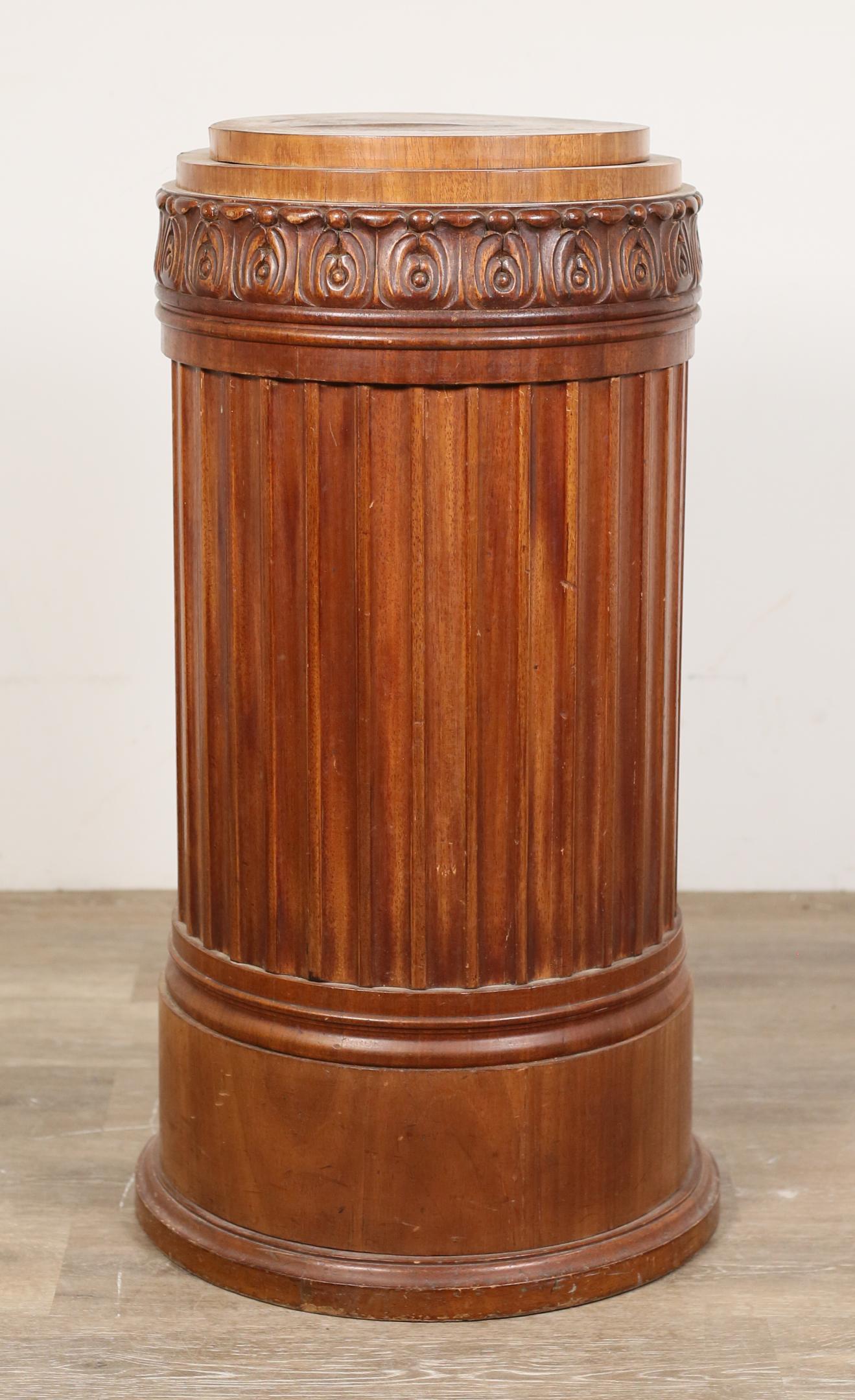 Neoclassical Style Carved Sculpture Pedestal (1 of 12)