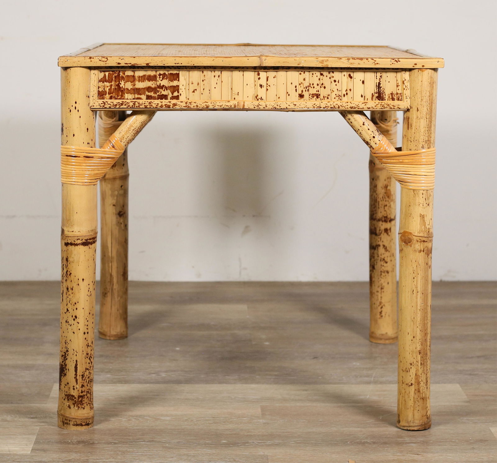 Hollywood Regency Style Bamboo Card Table (1 of 12)