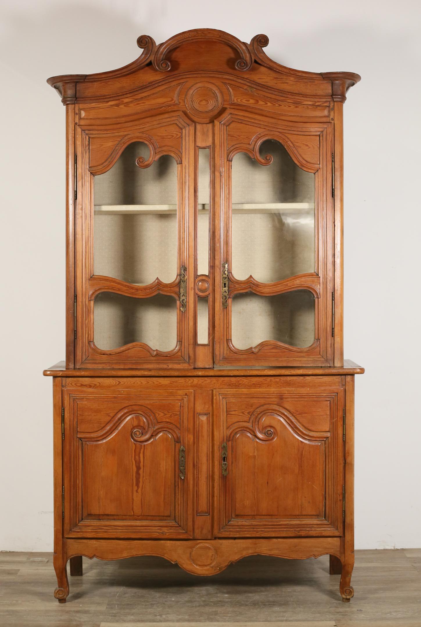 French Provincial China Cabinet (1 of 20)