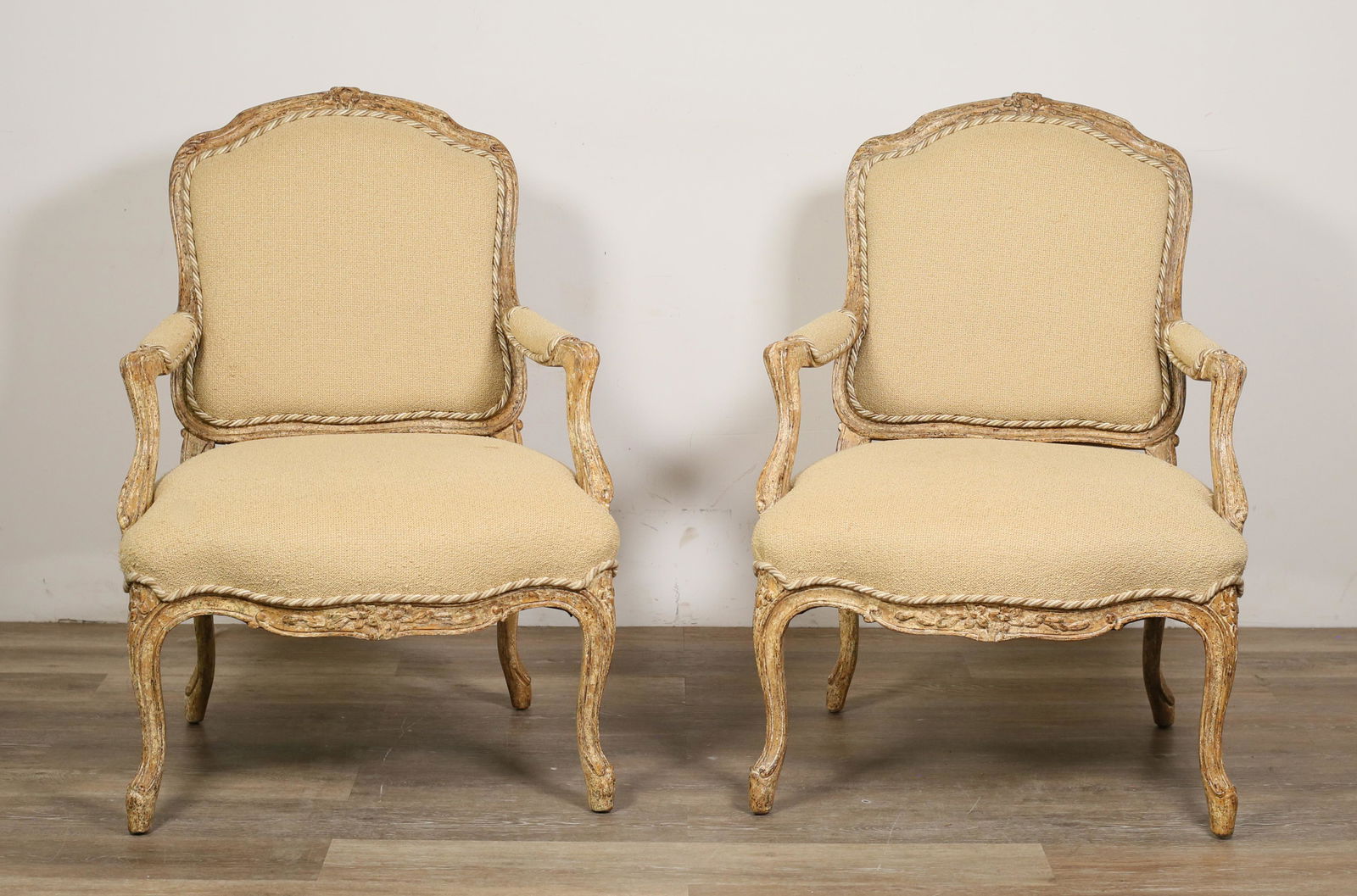Pair of Minton-Spidell Louis XV Style Armchairs (1 of 20)