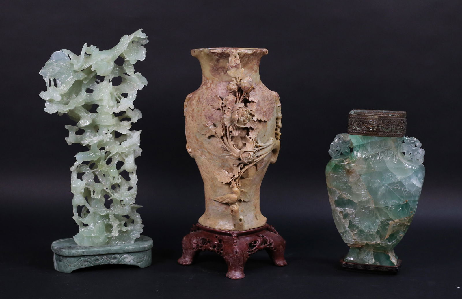 3 Chinese Carved Decorative Items (1 of 20)