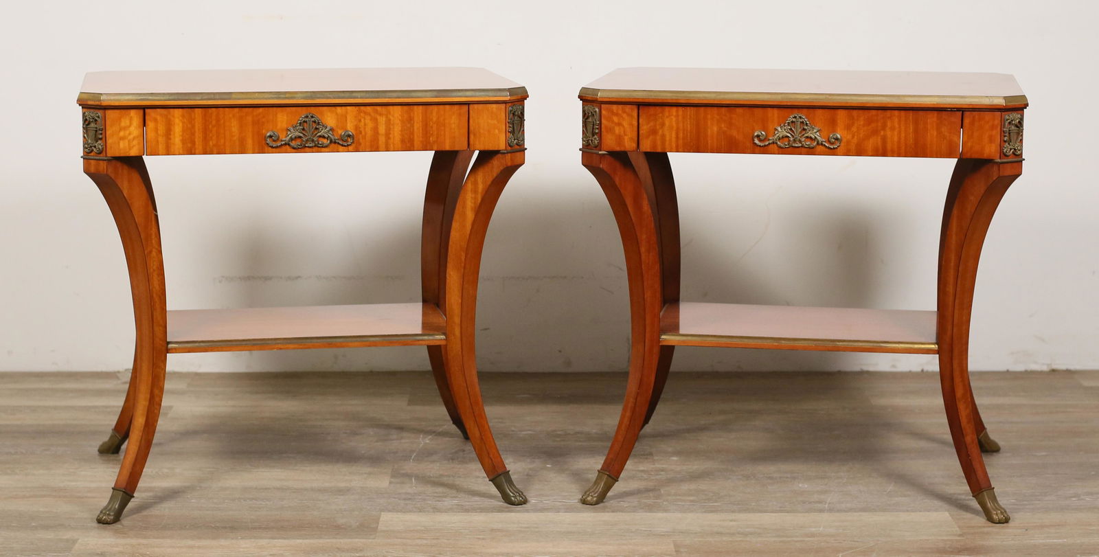 Pair of Empire Style Side Tables by Widdicomb (1 of 20)