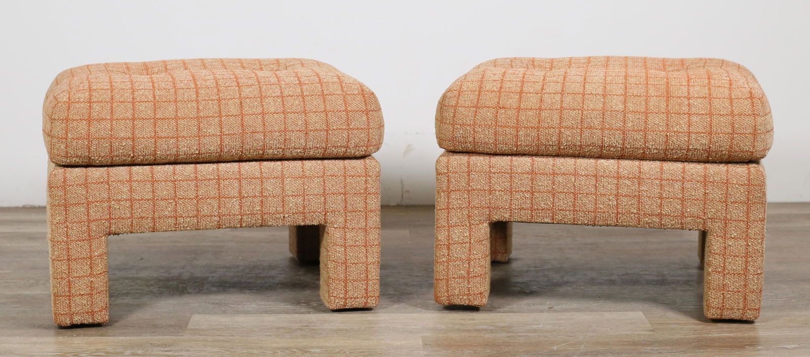 Pair of Cy Mann Designs Mid Century Ottomans (1 of 10)