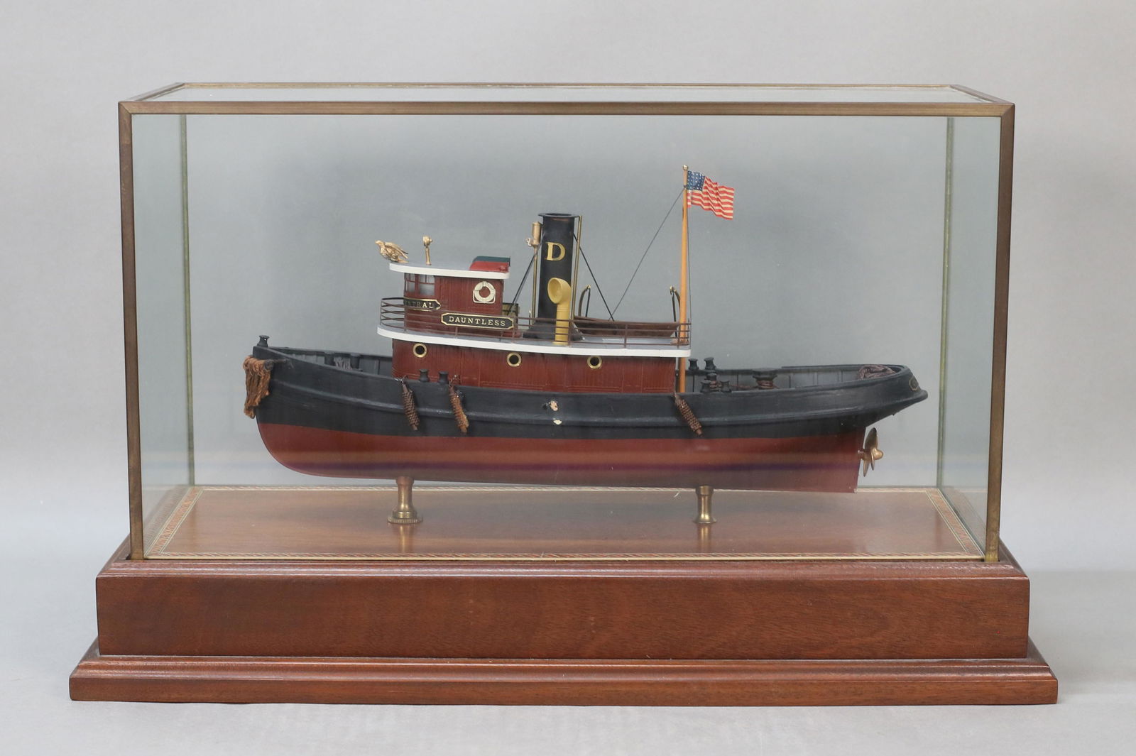 Lannan Ship Model Of Steamship "dauntless" Auction