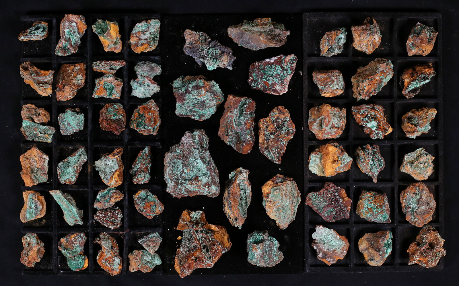 61 Specimens Of Malachite On Matrix (1 of 12)