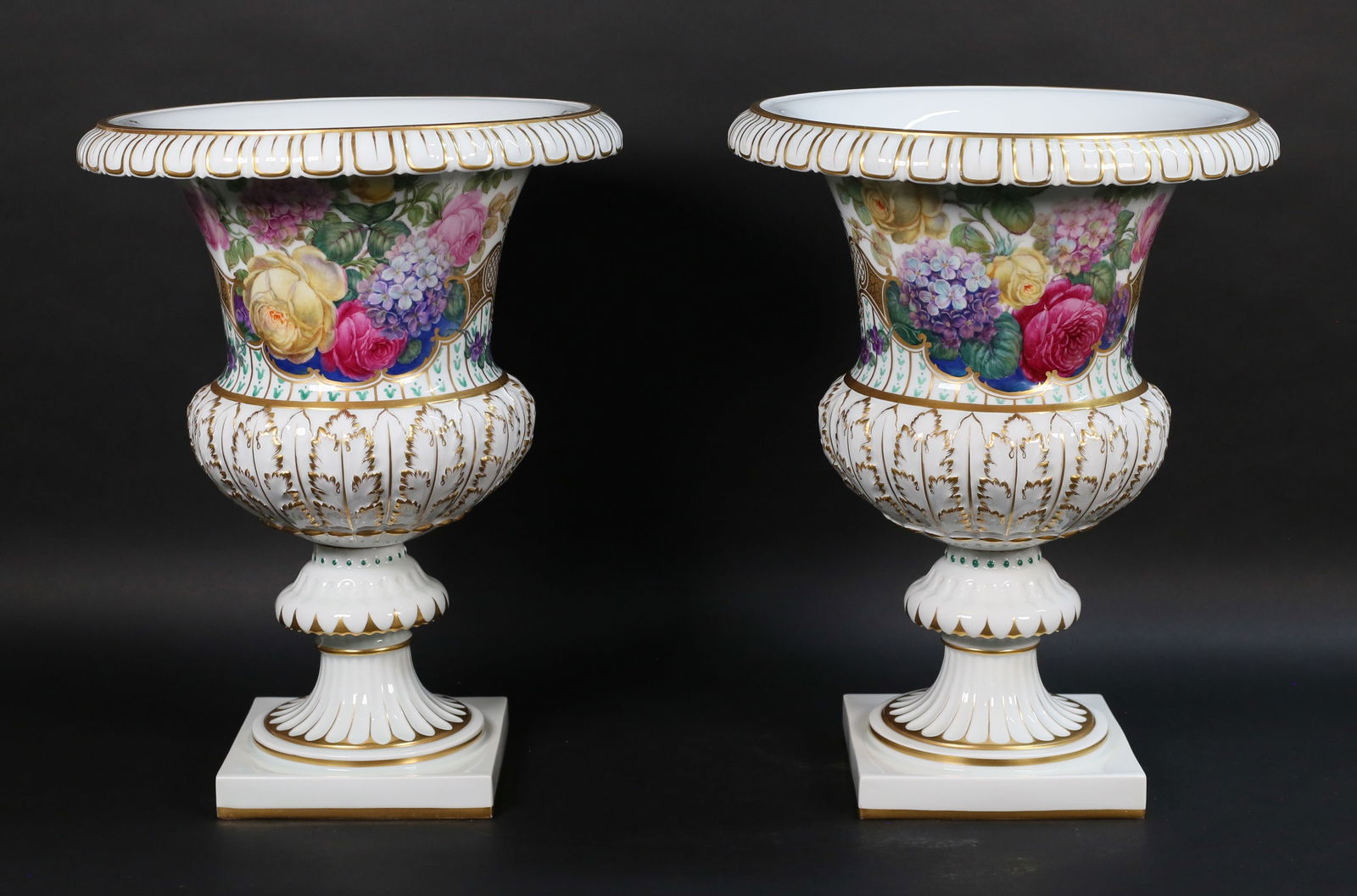 Pair of Furstenberg Porcelain Urns (1 of 14)