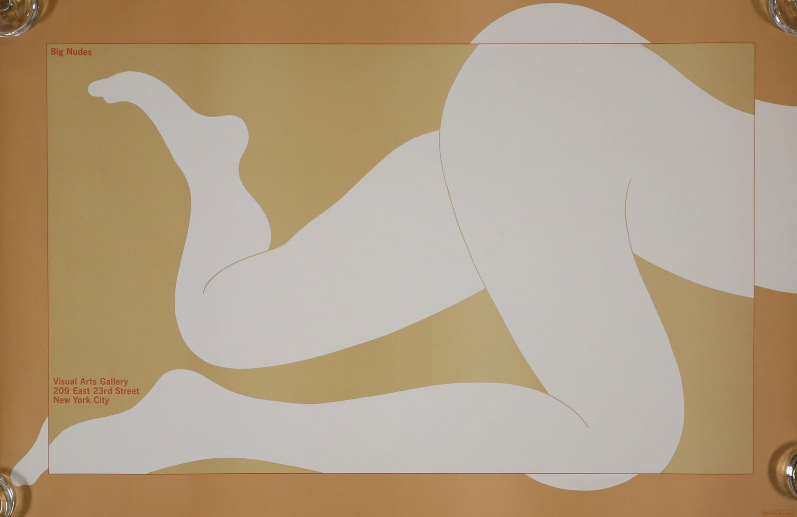 Milton Glaser Big Nudes SVA Exhibition Poster (1 of 7)