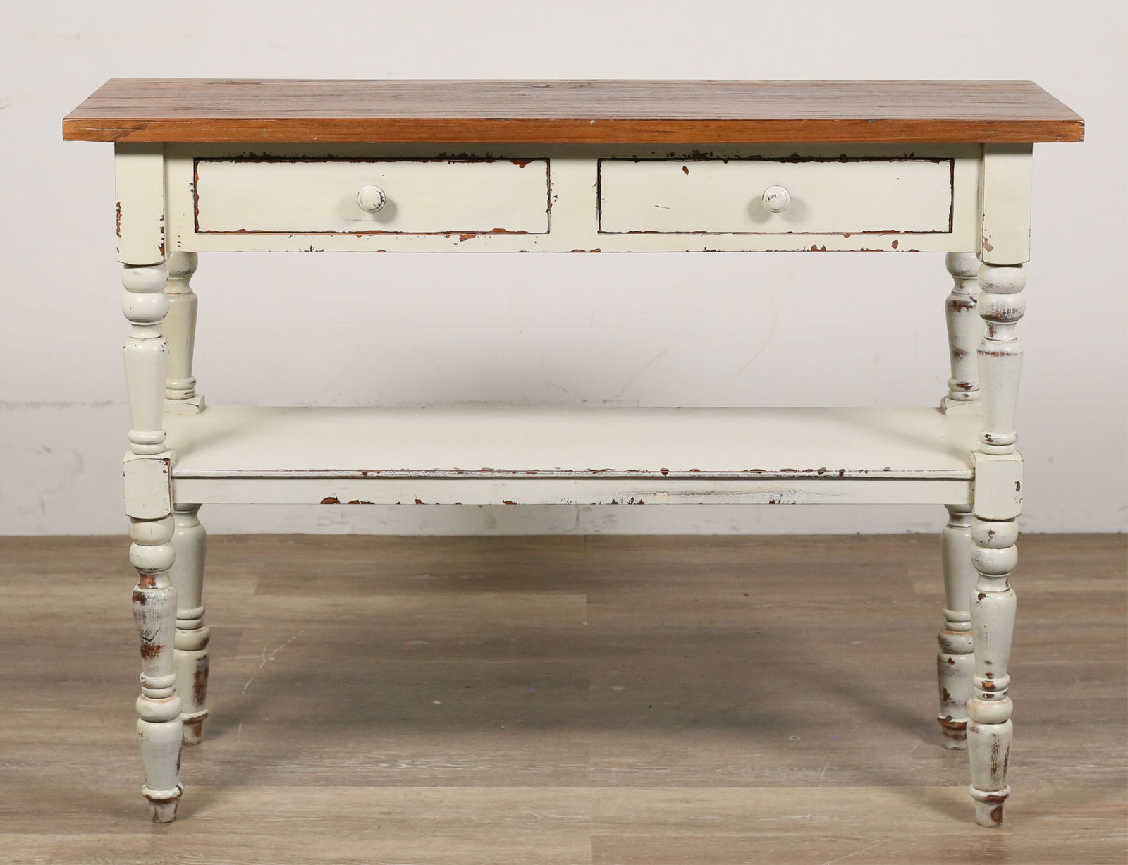 Rustic Farmhouse Style Entryway Table (1 of 9)