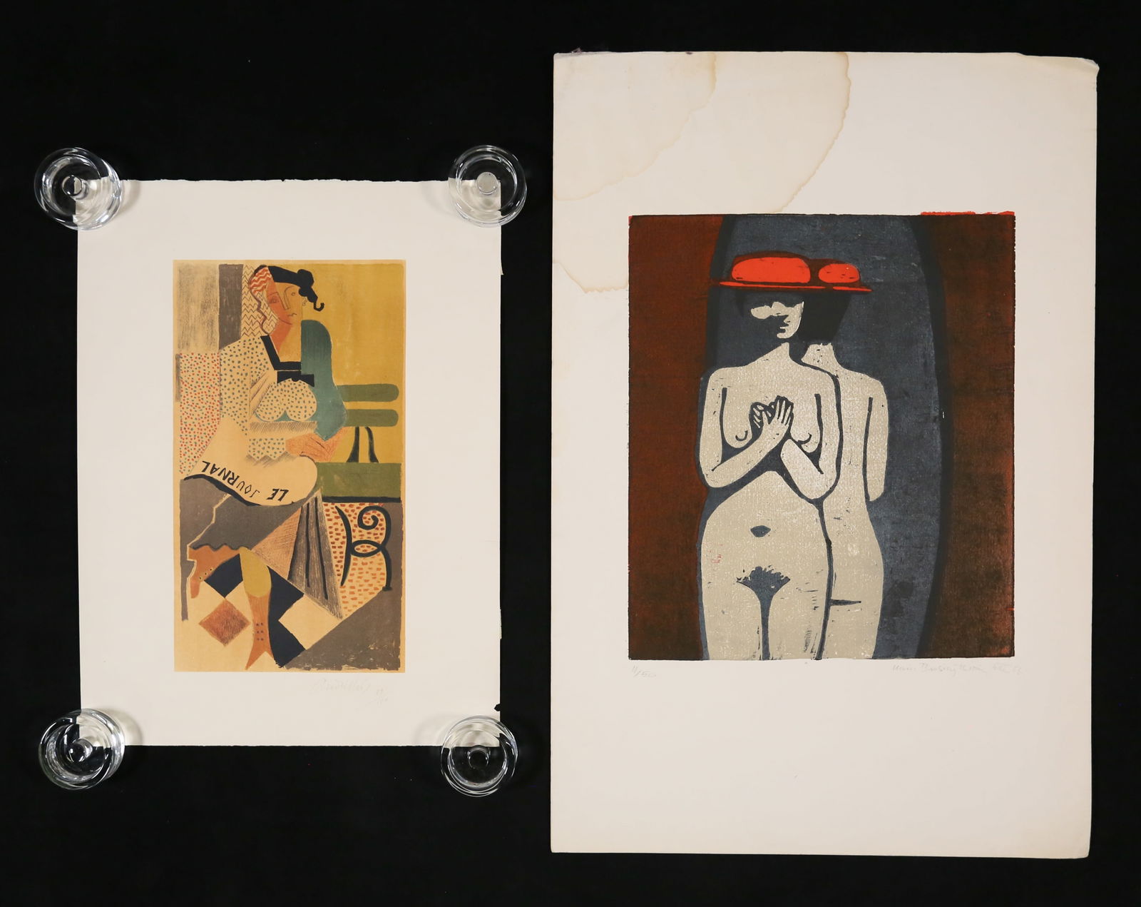 Signed Lithograph & Block Print (1 of 14)