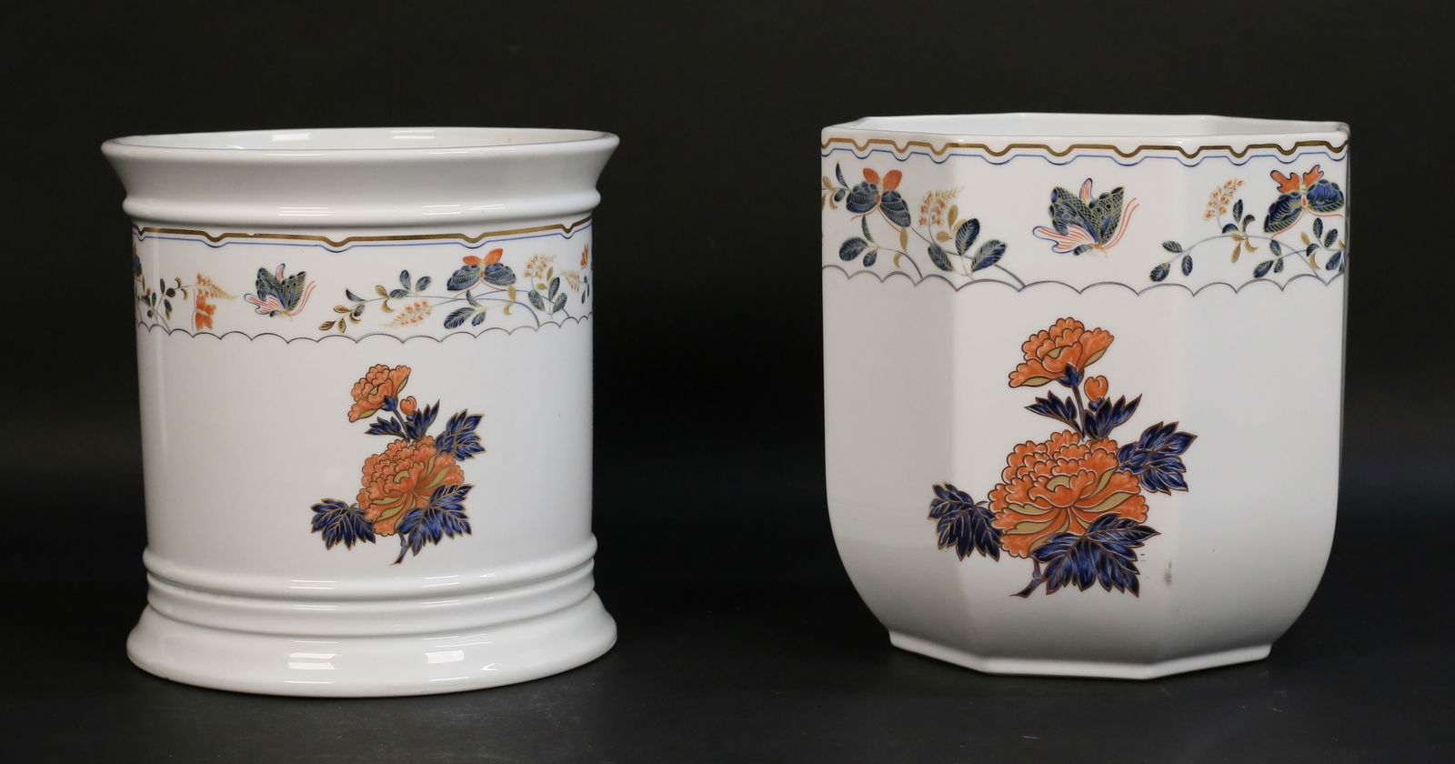 2 Raynaud Limoges Porcelain Cache Pots (1 of 12)