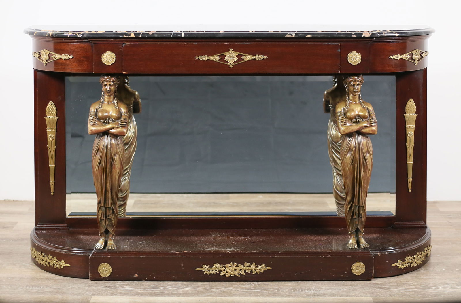 French Empire Style Marble Top Console (1 of 20)