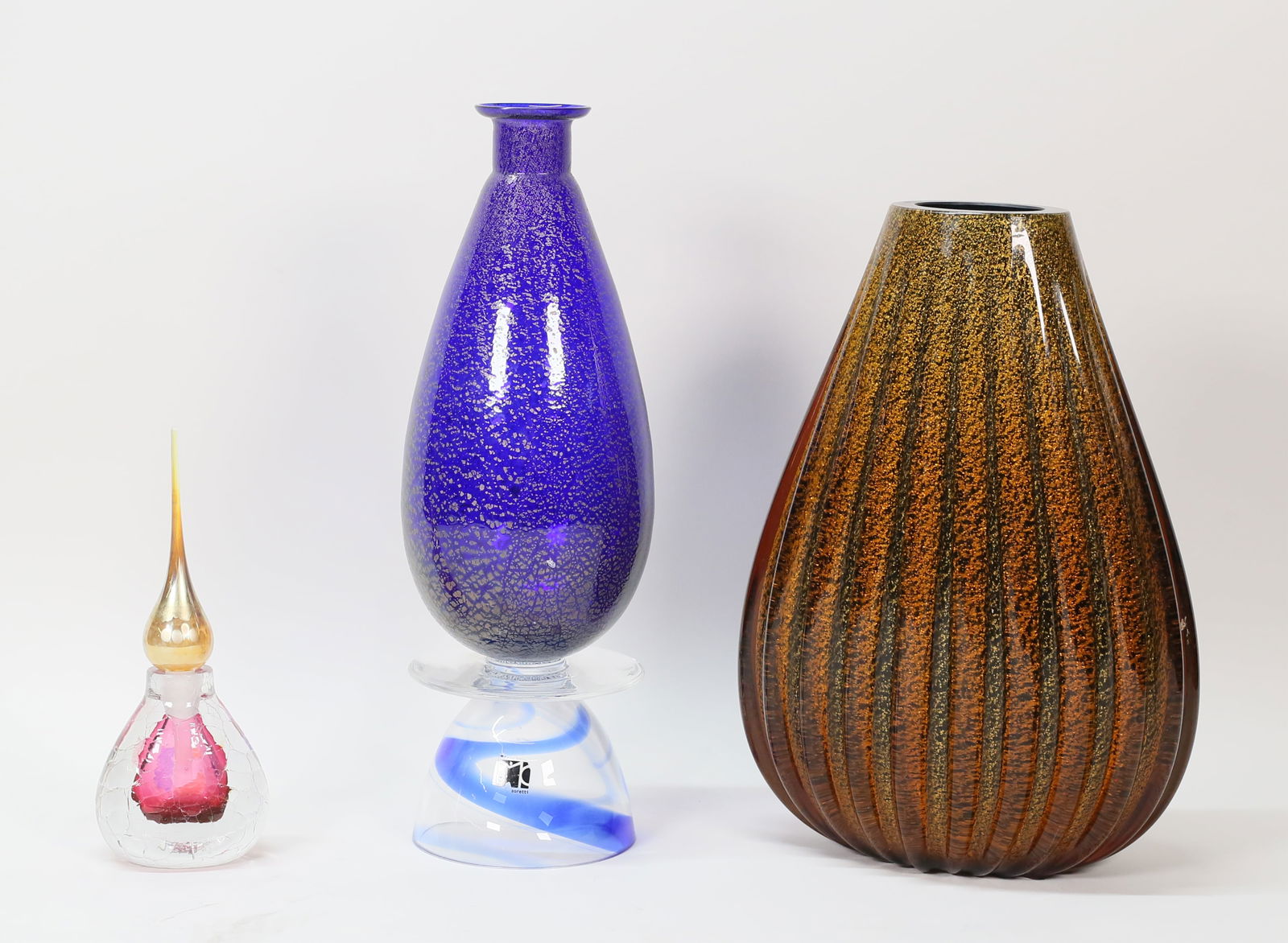 3 Pieces Art Glass R Roland, Carlo Moretti, Murano (1 of 19)