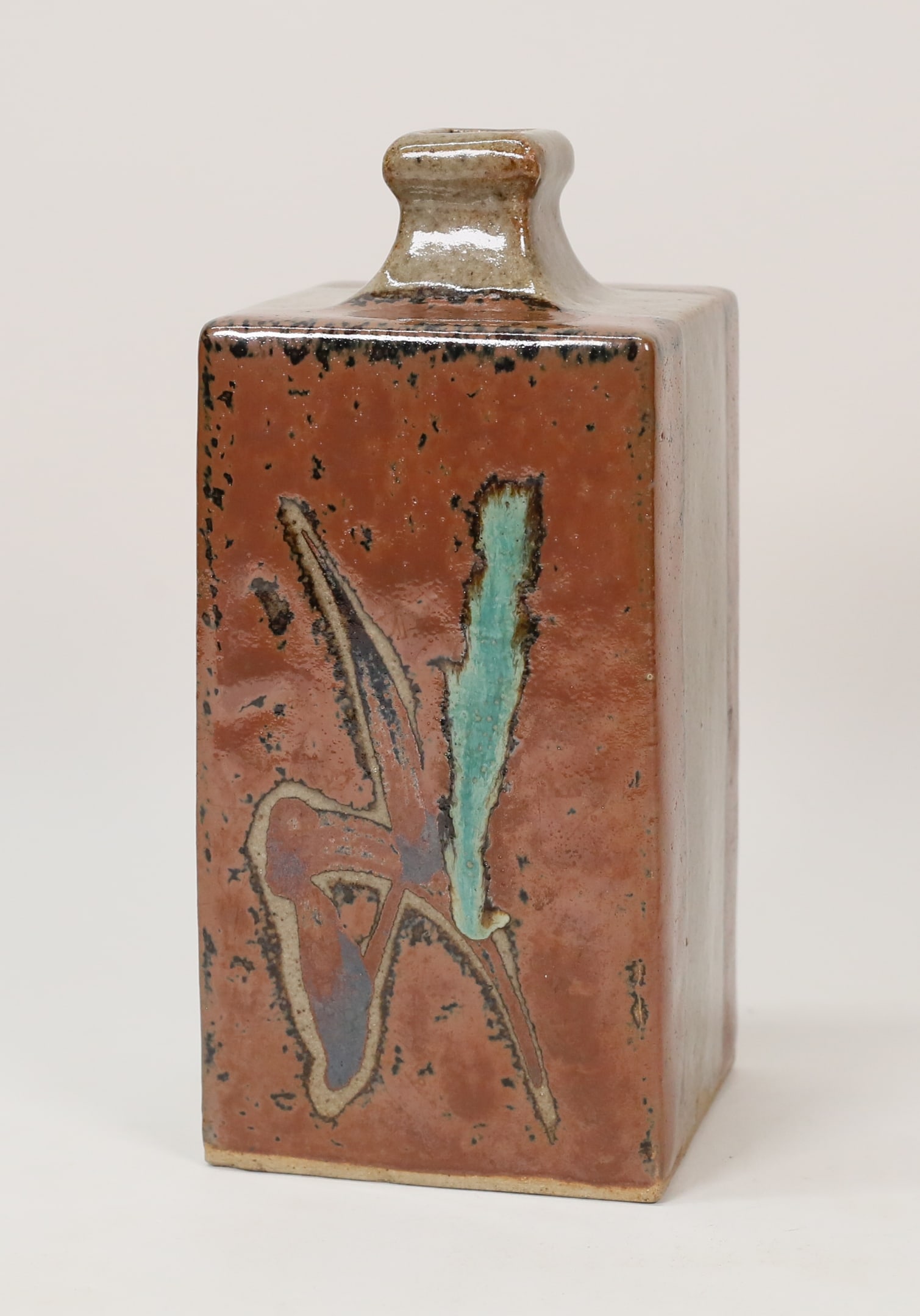 Attributed to Shoji Hamada Pottery Bottle (1 of 7)