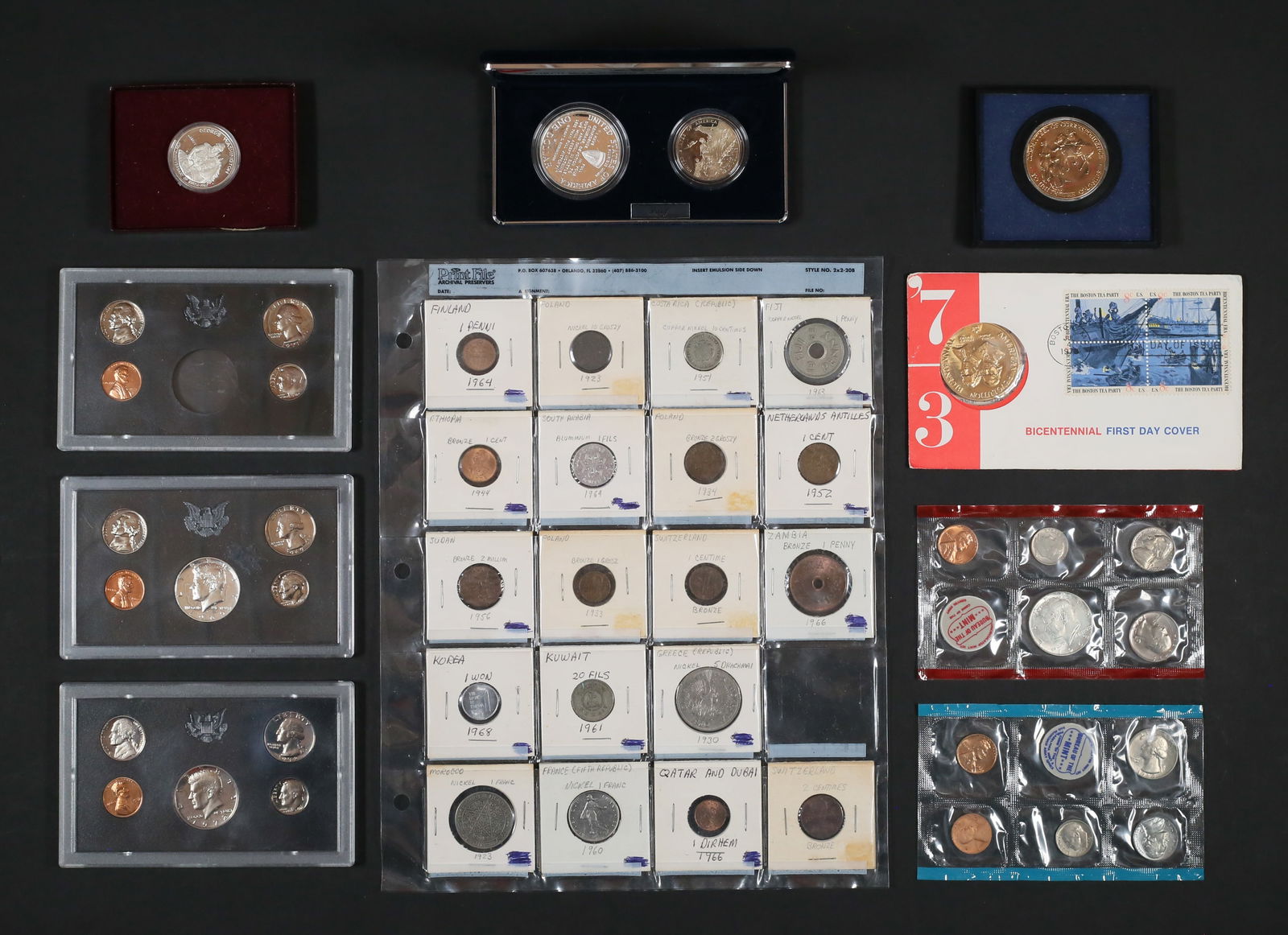 Lot of U.S. & International Coins (1 of 20)