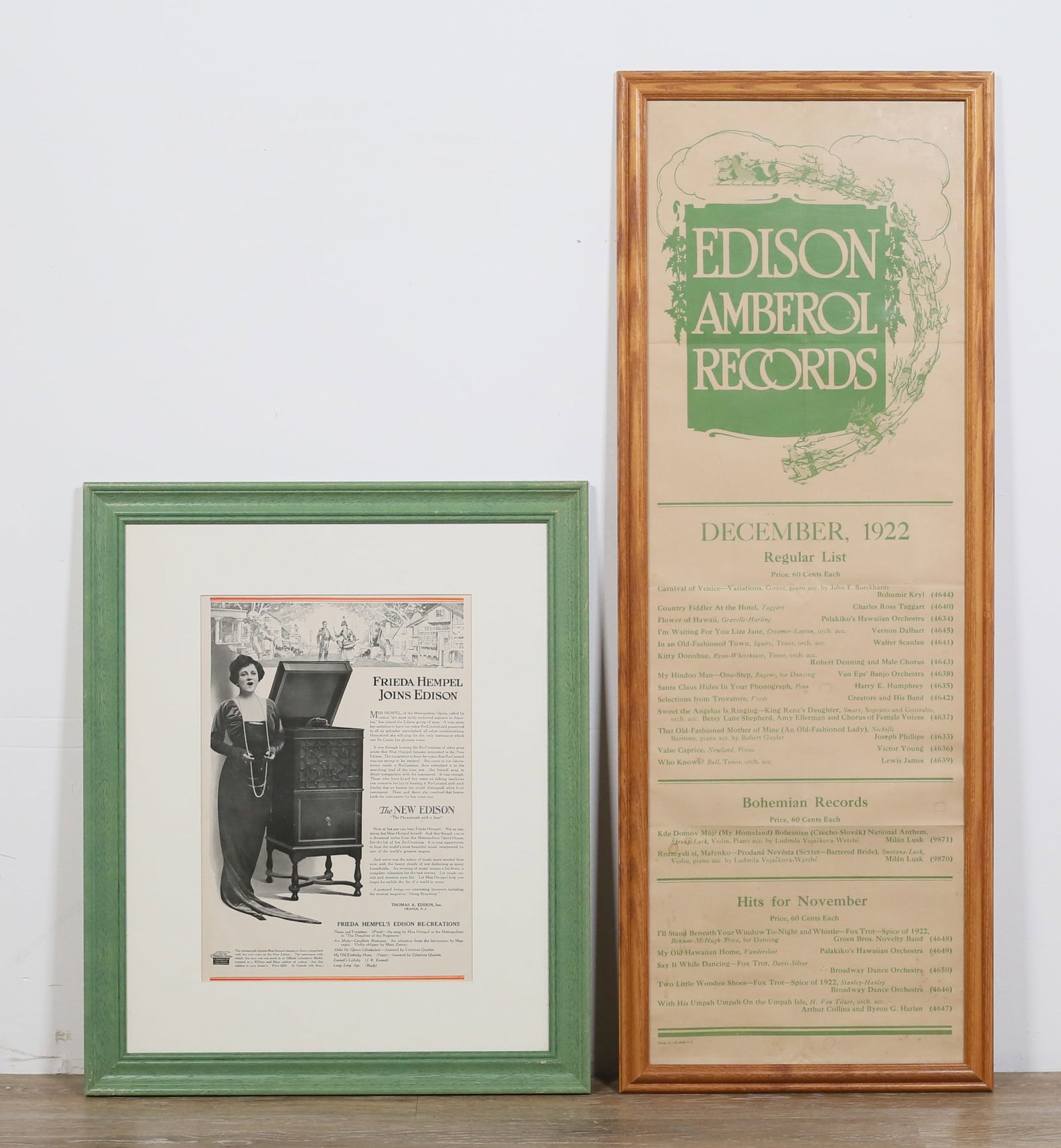 2 Edison Framed Advertisements 1900s (1 of 11)