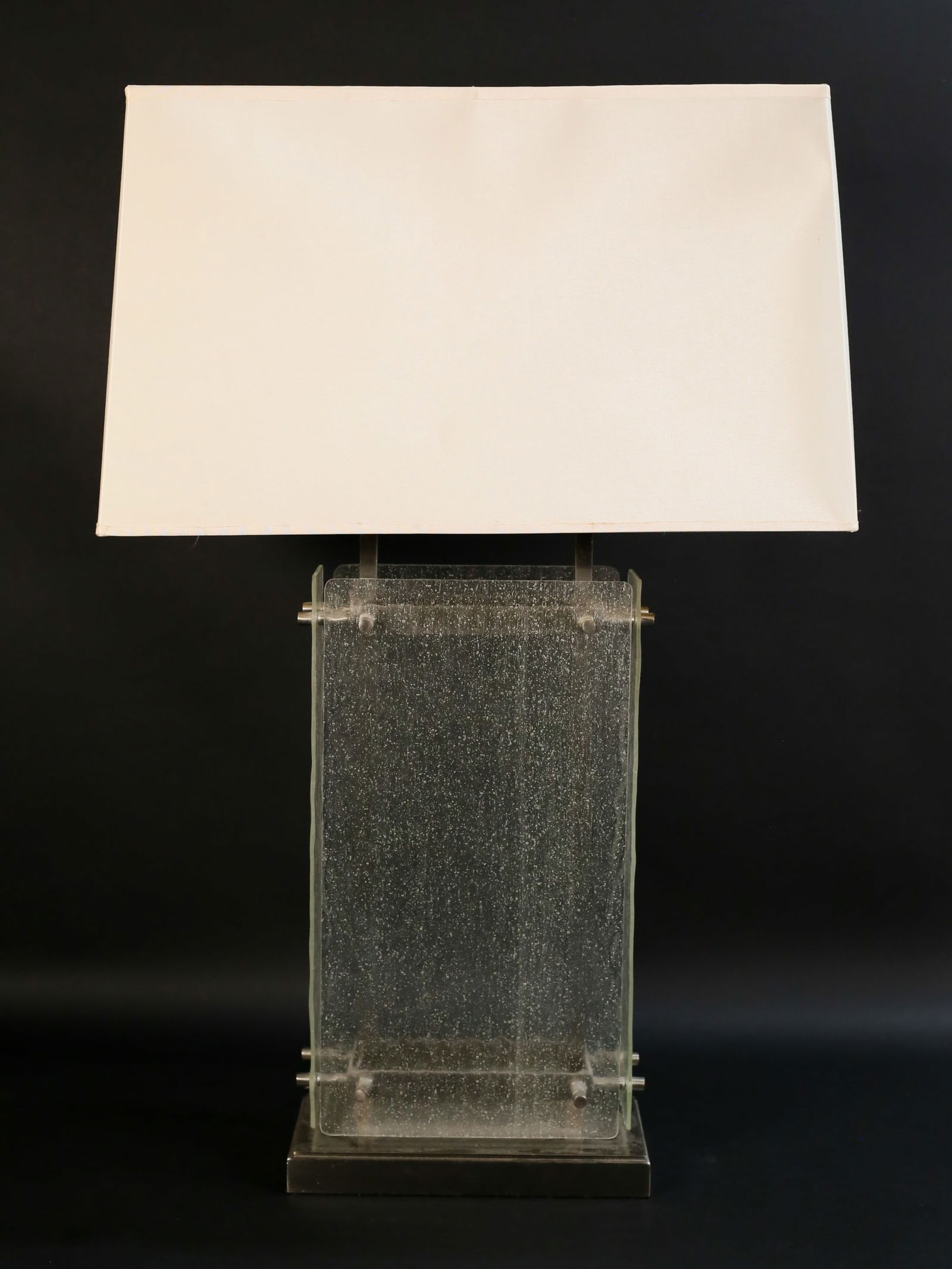 Robert Abbey Modern Glass Block Lamp (1 of 11)