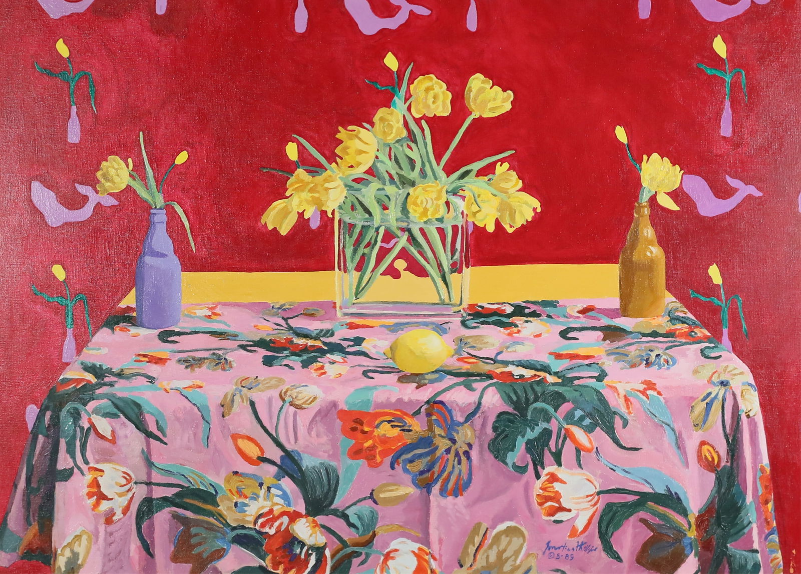 Jonathan Phillips Oil on Canvas Still Life (1 of 7)