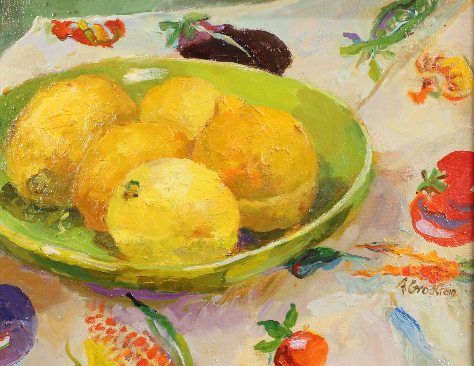 Adele Grodstein Oil on Canvas Still Life (1 of 5)