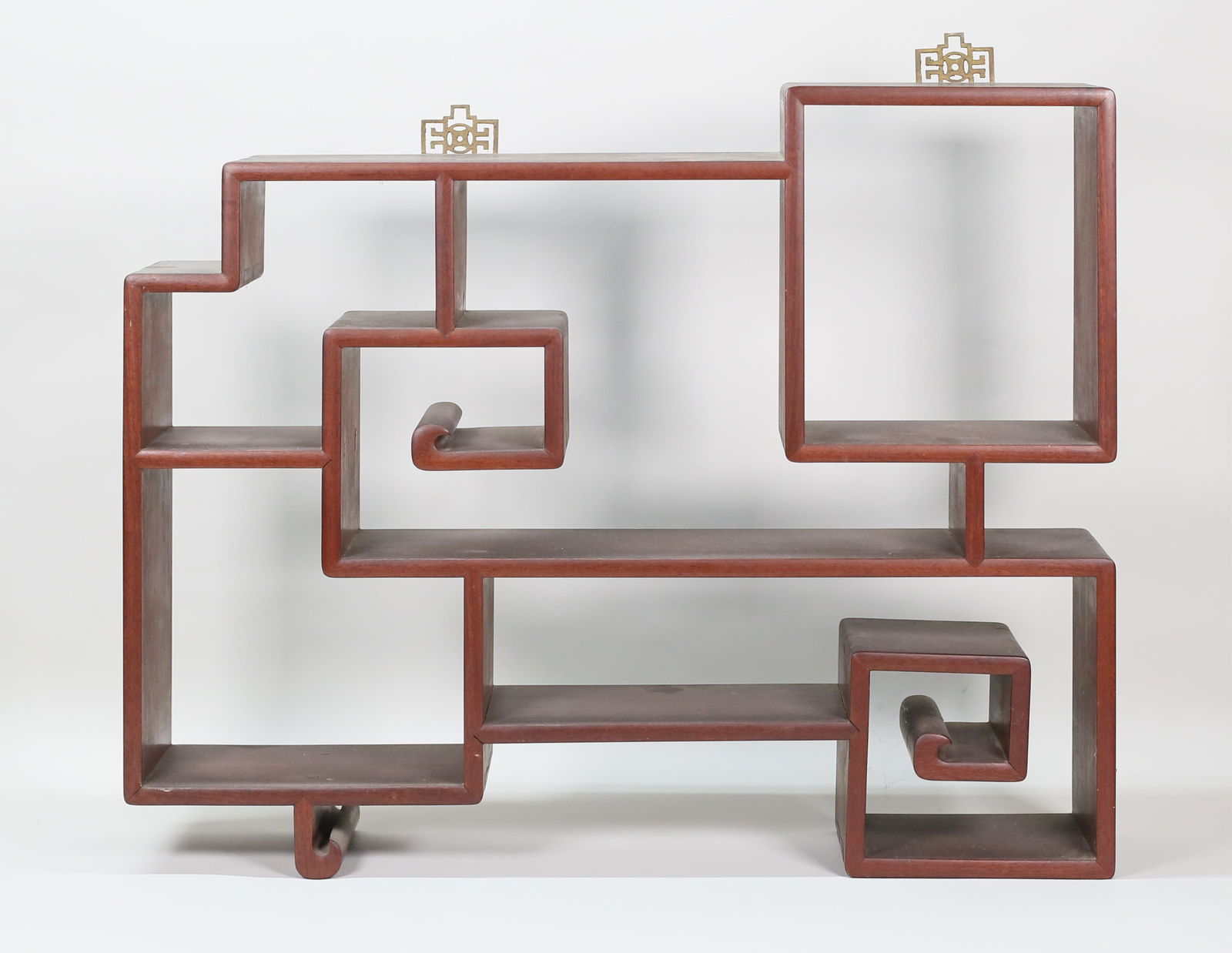 Chinese Hardwood Display Curio Shelf (1 of 12)