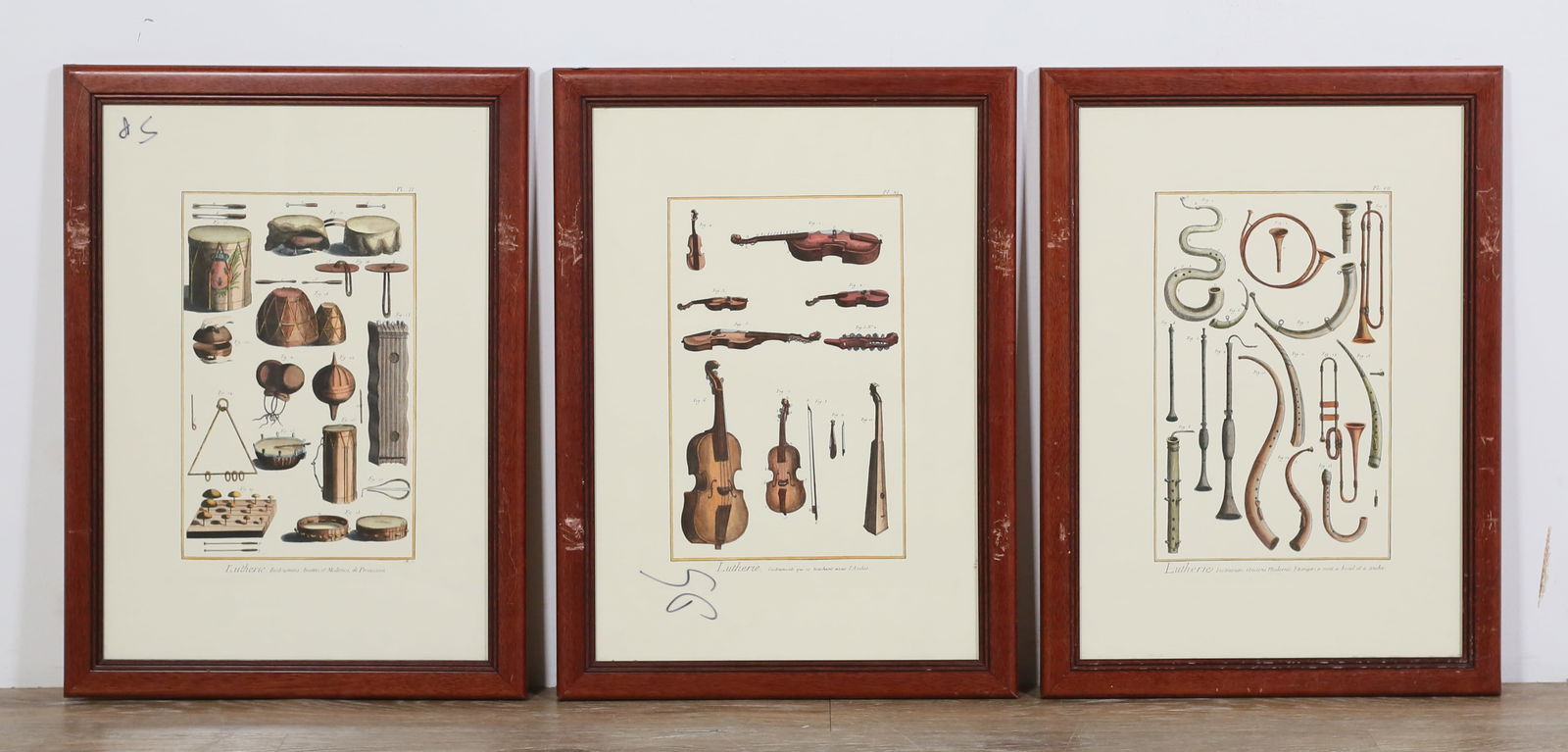 3 Instrument Engravings Lutherie After Benard (1 of 16)