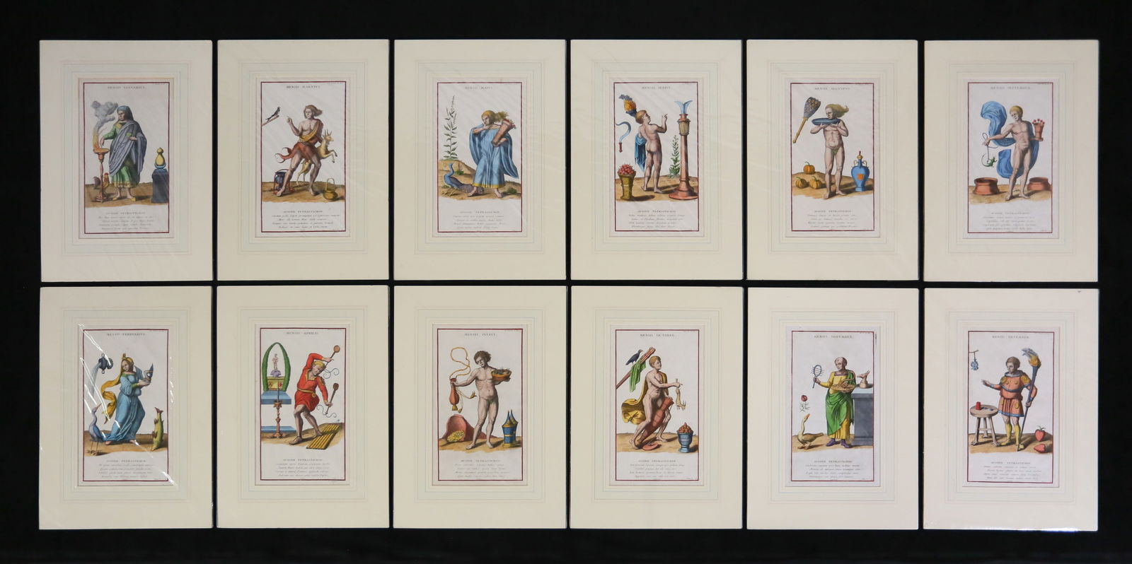 Peter Lambeck 12 Engravings Months of the Year (1 of 20)