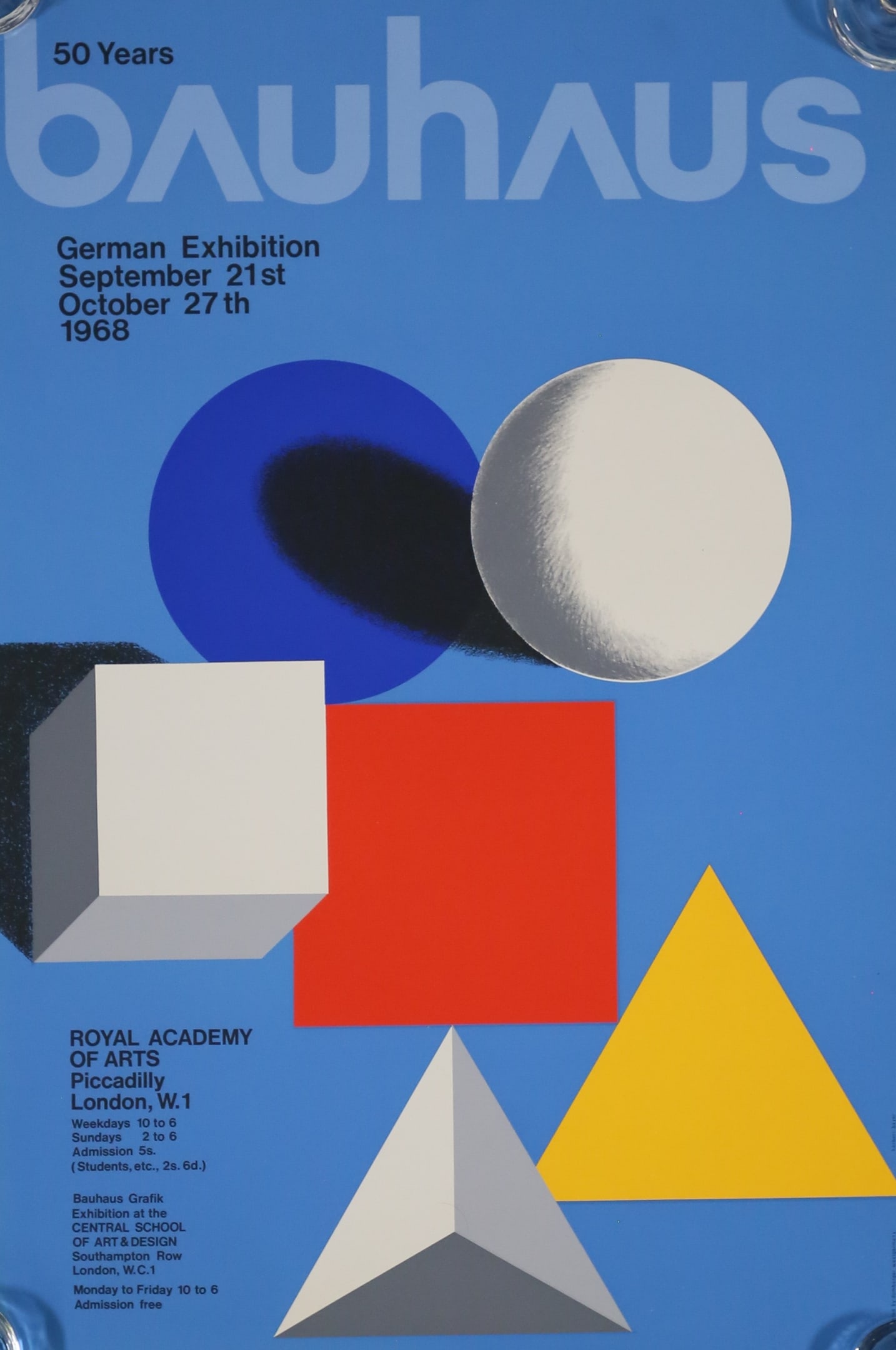 Herbert Bayer Bauhaus Royal Academy Poster (1 of 6)