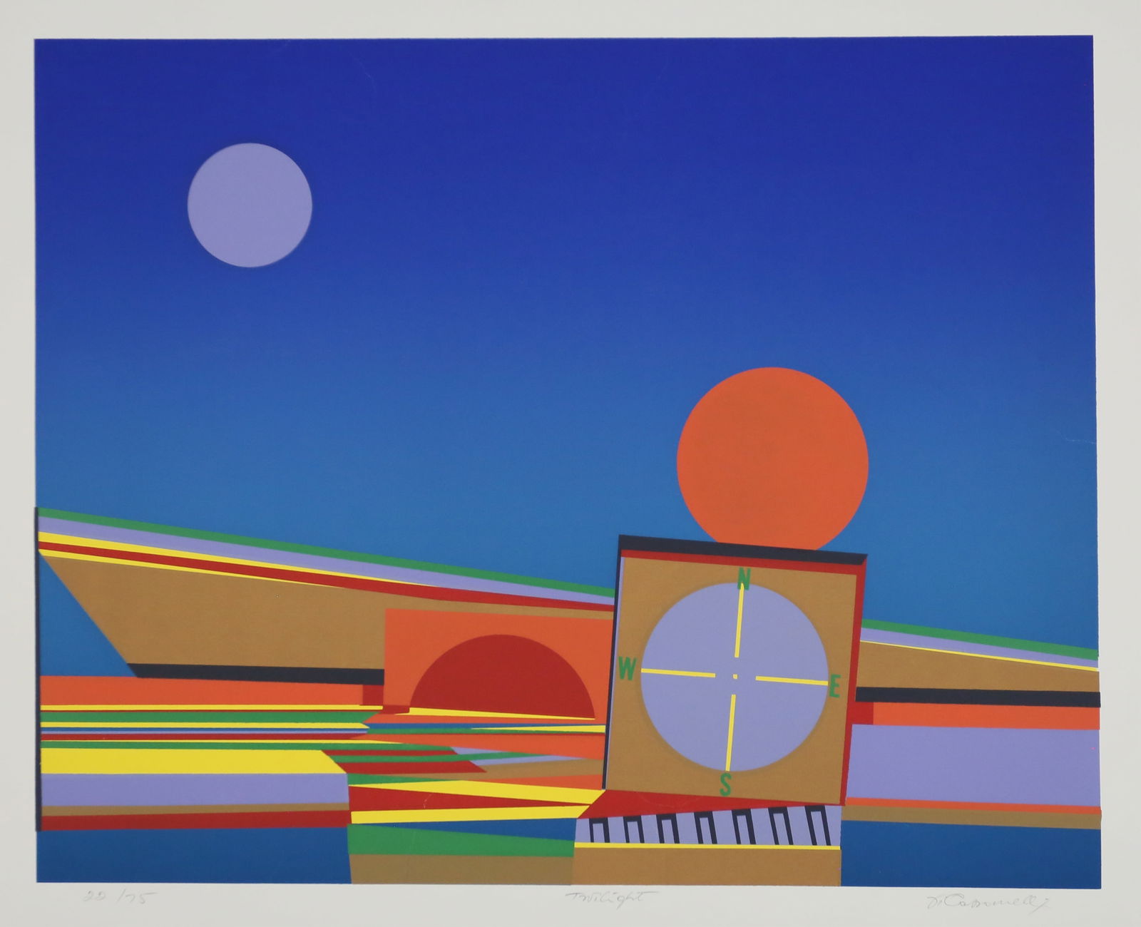 Victor Cassanelli Serigraph Twilight (1 of 10)