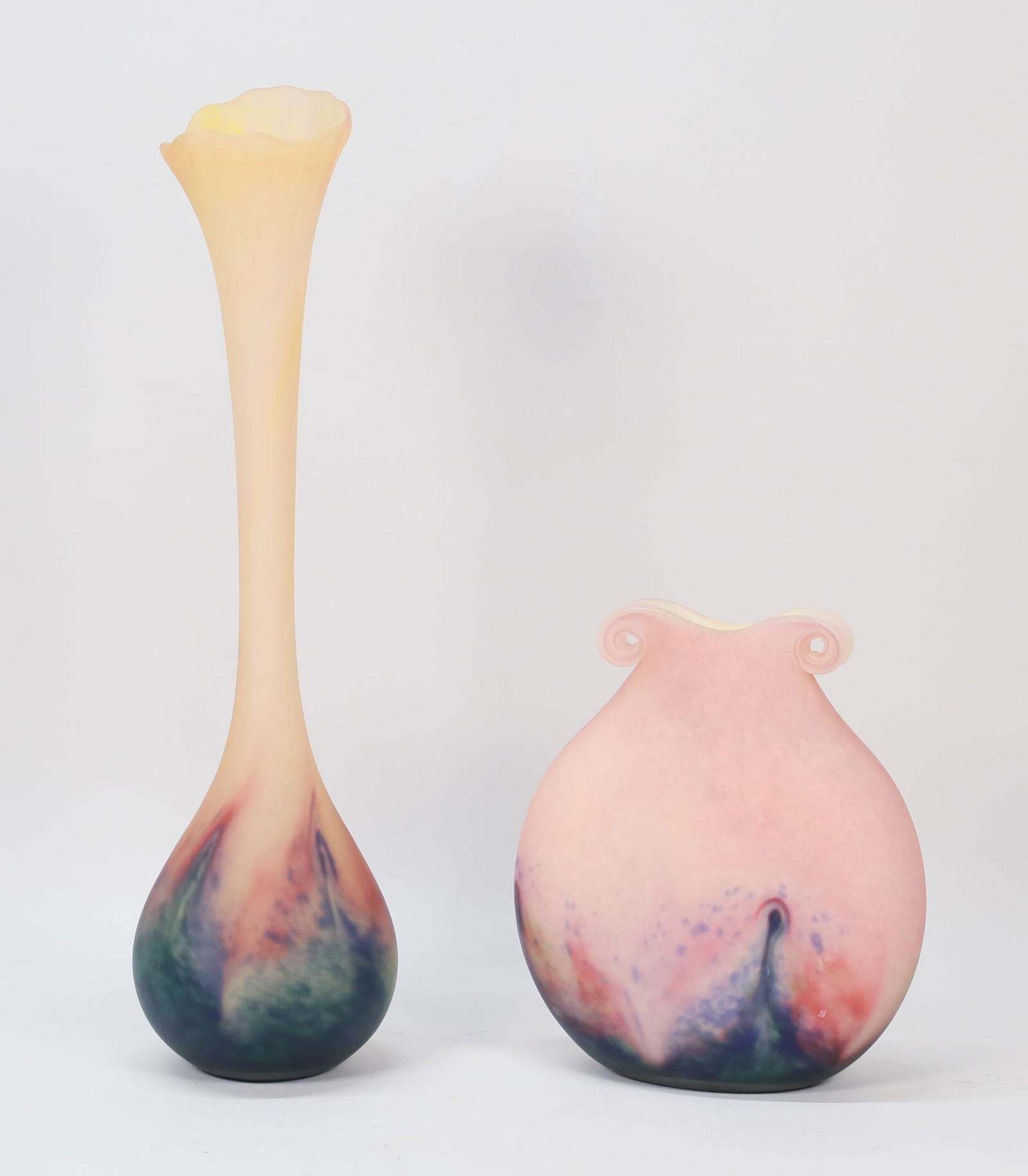 2 Patrick Crespin Art Glass Vases (1 of 17)
