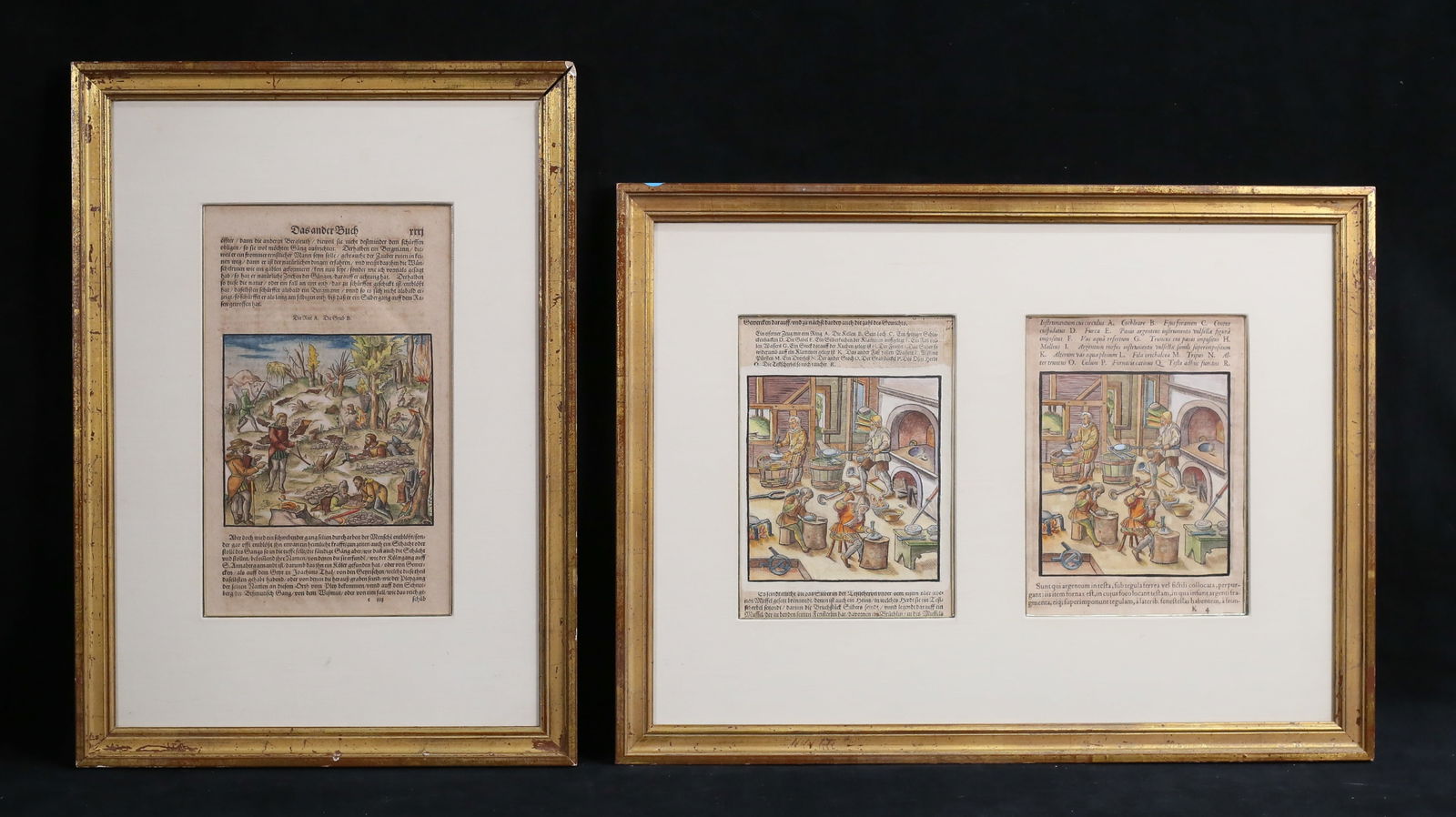 3 Georgius Agricola De Re Metallica Woodcuts (1 of 14)