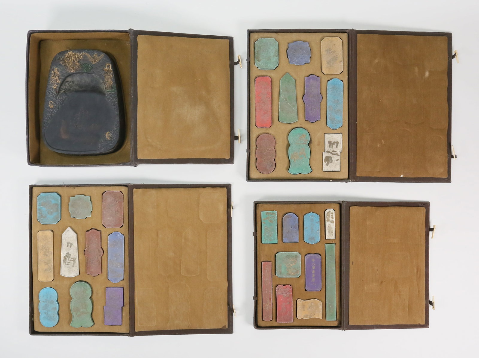 Carved Chinese Inkstone & Ink Sticks (1 of 20)