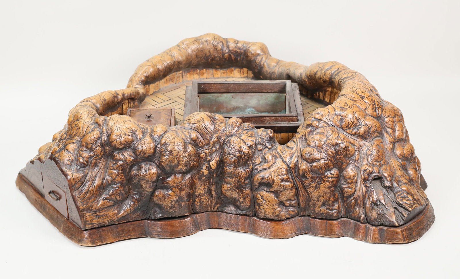 Carved Root Japanese Hibachi (1 of 19)