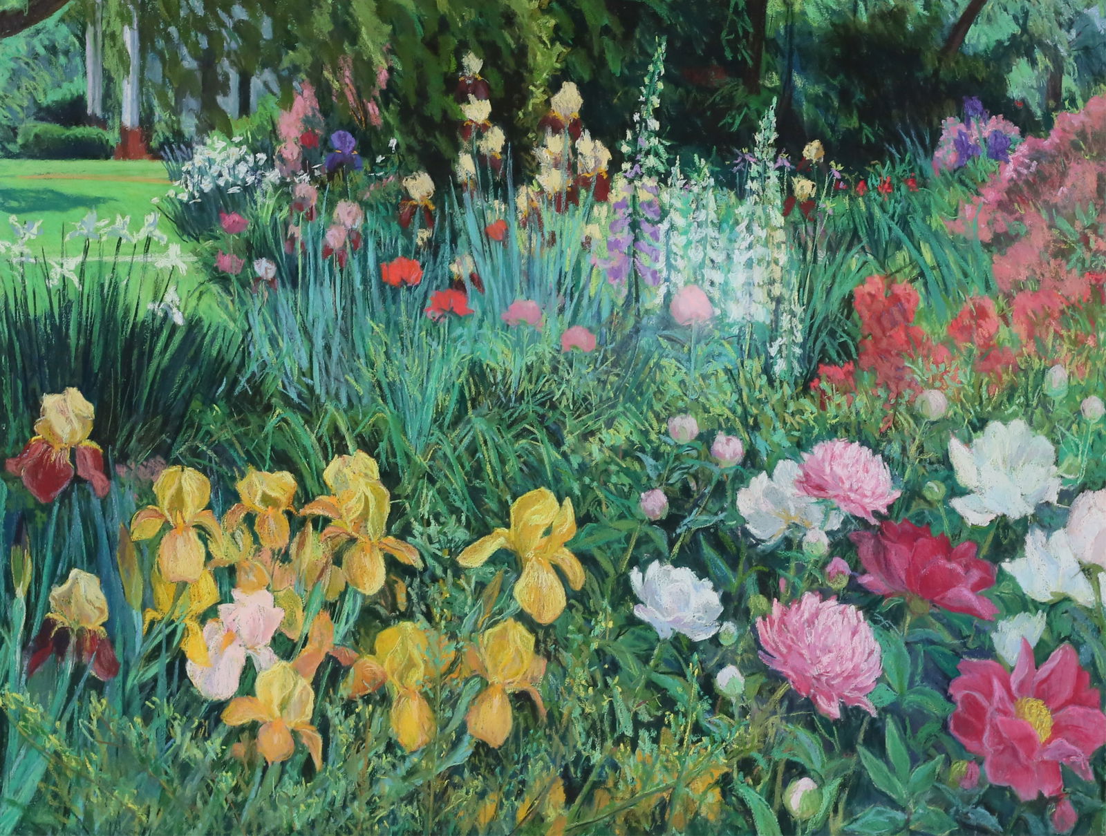Elsie Dinsmore Popkin Pastel Dr. Spurr's Garden (1 of 8)