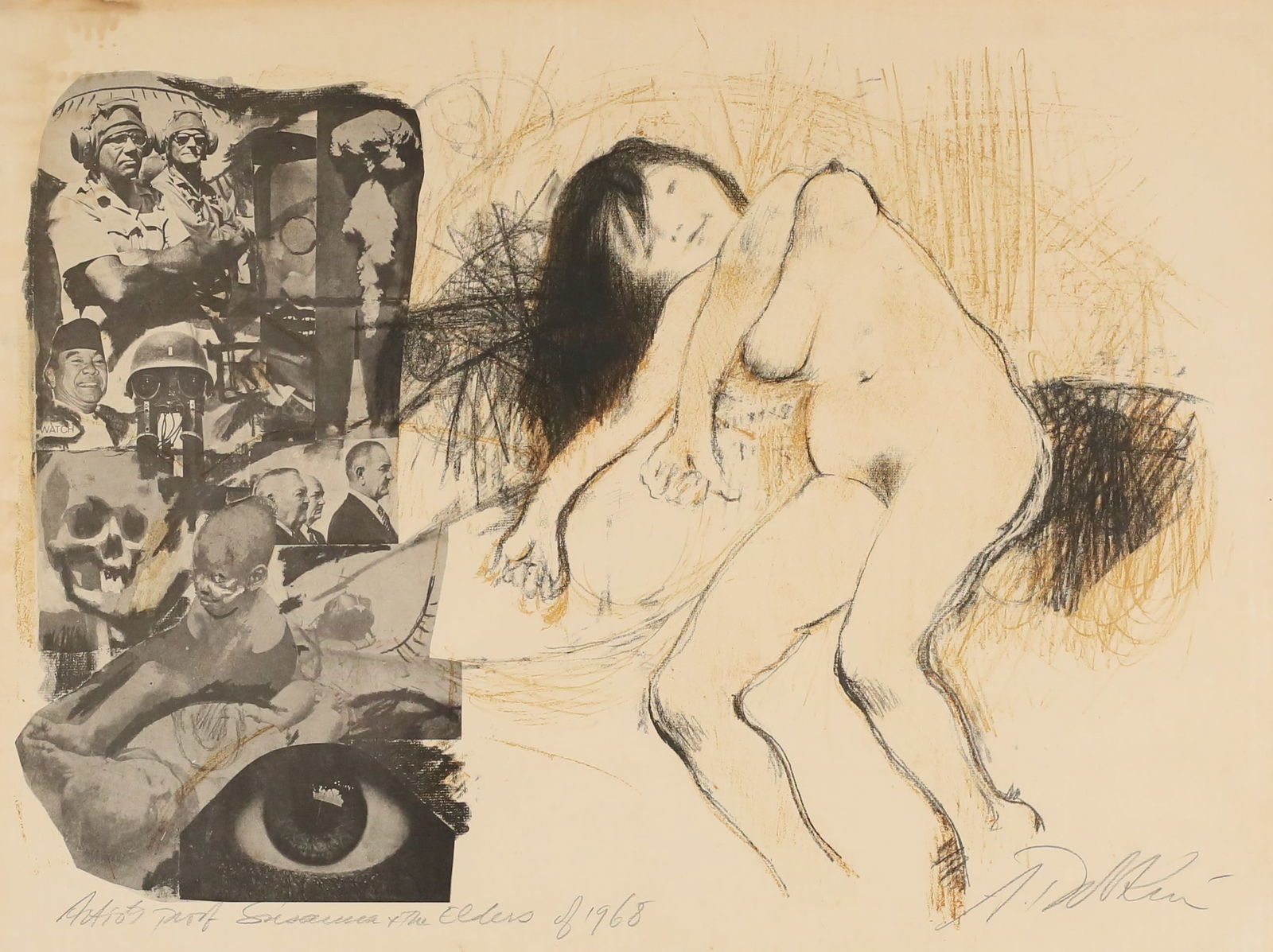 Lithograph Susanna & The Elders 1968 (1 of 7)