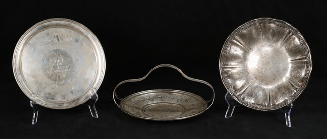 3 Pieces Sterling Preisner, Gorham, Henckel