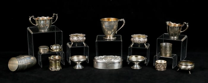 Lot of Sterling Tableware Gorham, Redlich