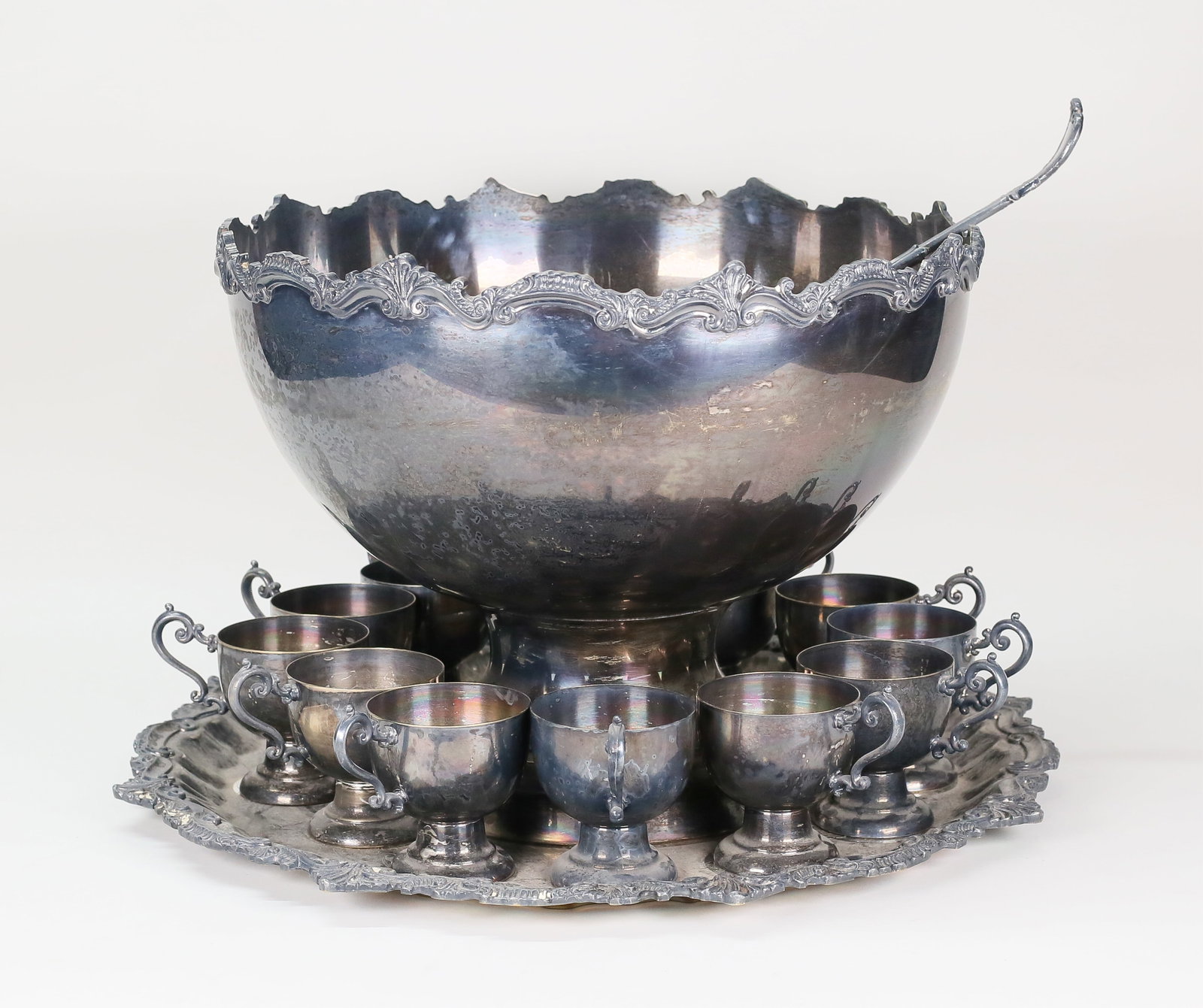 15 Piece Silverplate Punch Set (1 of 20)