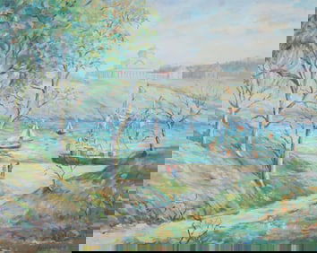 Ann Yost Whitesell Oil on Canvas Landscape