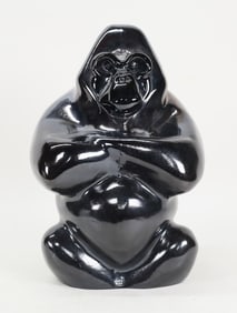Ludvig Lofgren for Kosta Boda Art Glass Gorilla